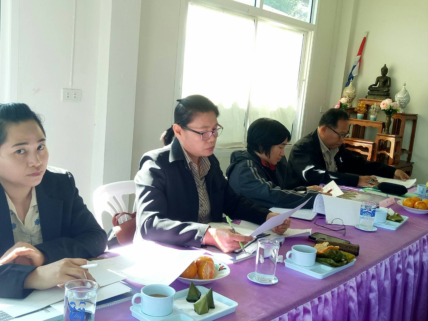 คณะทำงานนิเทศติดตามและสนับสนุนการดำเนินงานพัฒนาชุมชนจังหวัดน่าน ประจำปีงบประมาณ พ.ศ.2561 ติดตามการดำเนินงานสำนักงานพัฒนาชุมชนอำเภอปัว  จ.น่าน