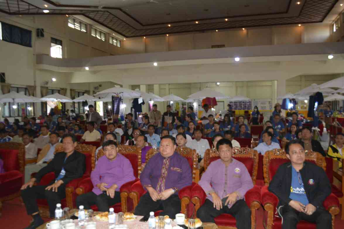 พิธีเปิดงานจัดแสดงและจำหน่ายผลิตภัณฑ์ OTOP สานสัมพันธ์สองแผ่นดินน่าน-เชียงตุง สาธารณรัฐแห่งสหภาพเมียนมาร์
