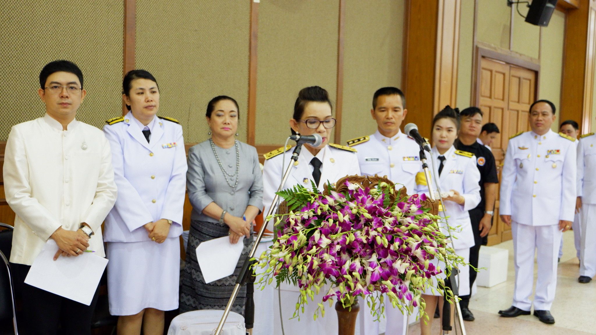 พิธีทอดผ้าป่าสมทบกองทุนพัฒนาเด็กชนบทในพระราชูปถัมภ์ สมเด็จพระเทพรัตนราชสุดาฯ สยามบรมราชกุมารี ประจำปี 2561