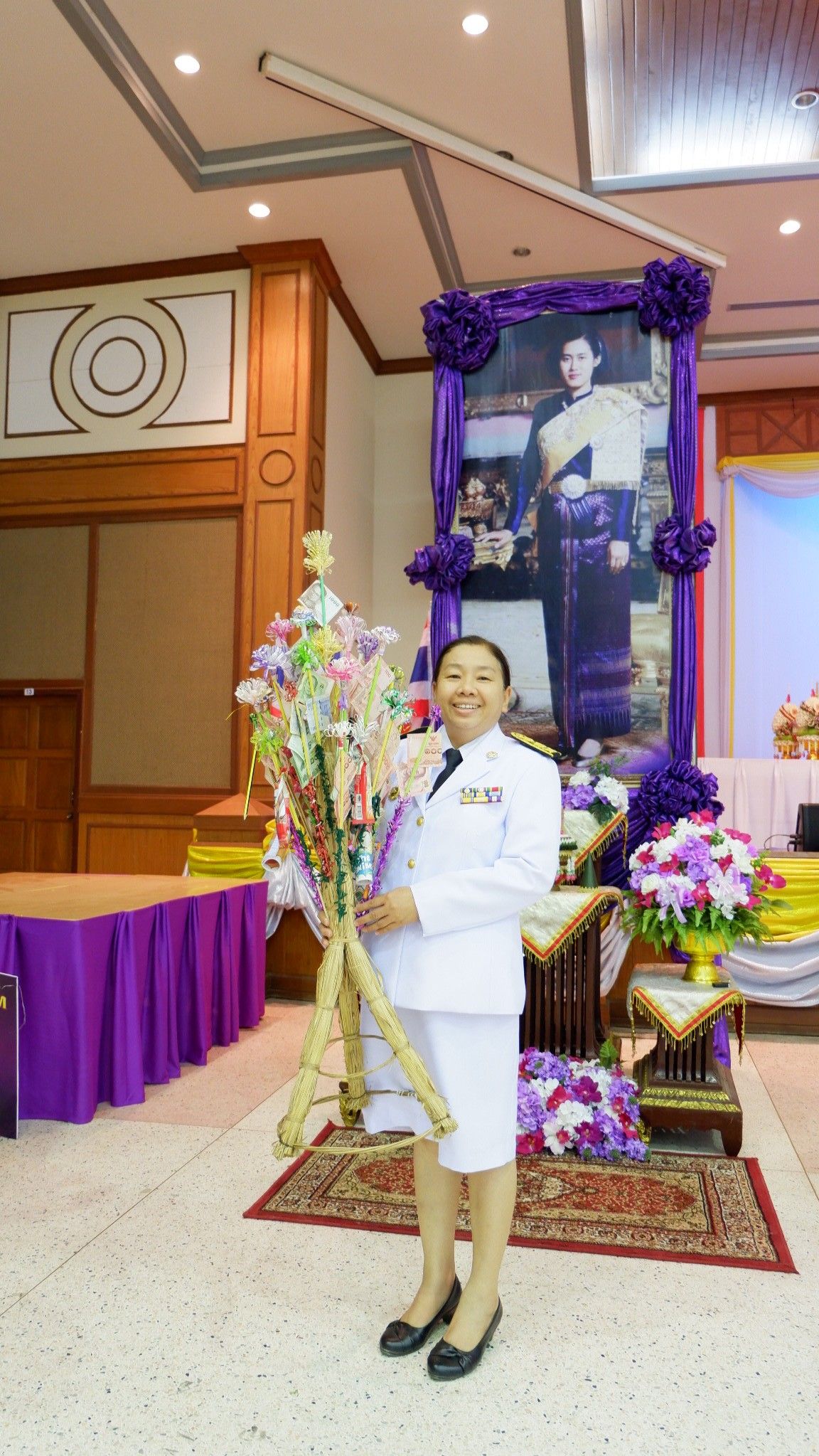 พิธีทอดผ้าป่าสมทบกองทุนพัฒนาเด็กชนบทในพระราชูปถัมภ์ สมเด็จพระเทพรัตนราชสุดาฯ สยามบรมราชกุมารี ประจำปี 2561