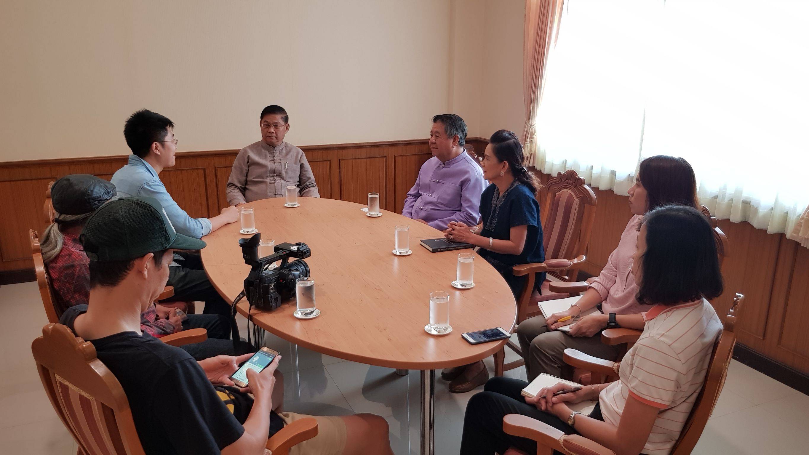 สพจ.น่าน ร่วมให้ข้อมูลด้านการพัฒนาการท่องเที่ยว (เมืองสะอาด สู่อาเซียน) แก่ผู้แทนสื่อมวลชนช่อง ๓