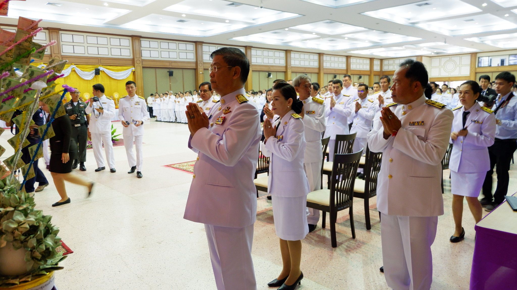 พิธีทอดผ้าป่าสมทบกองทุนพัฒนาเด็กชนบทในพระราชูปถัมภ์ สมเด็จพระเทพรัตนราชสุดาฯ สยามบรมราชกุมารี ประจำปี 2561