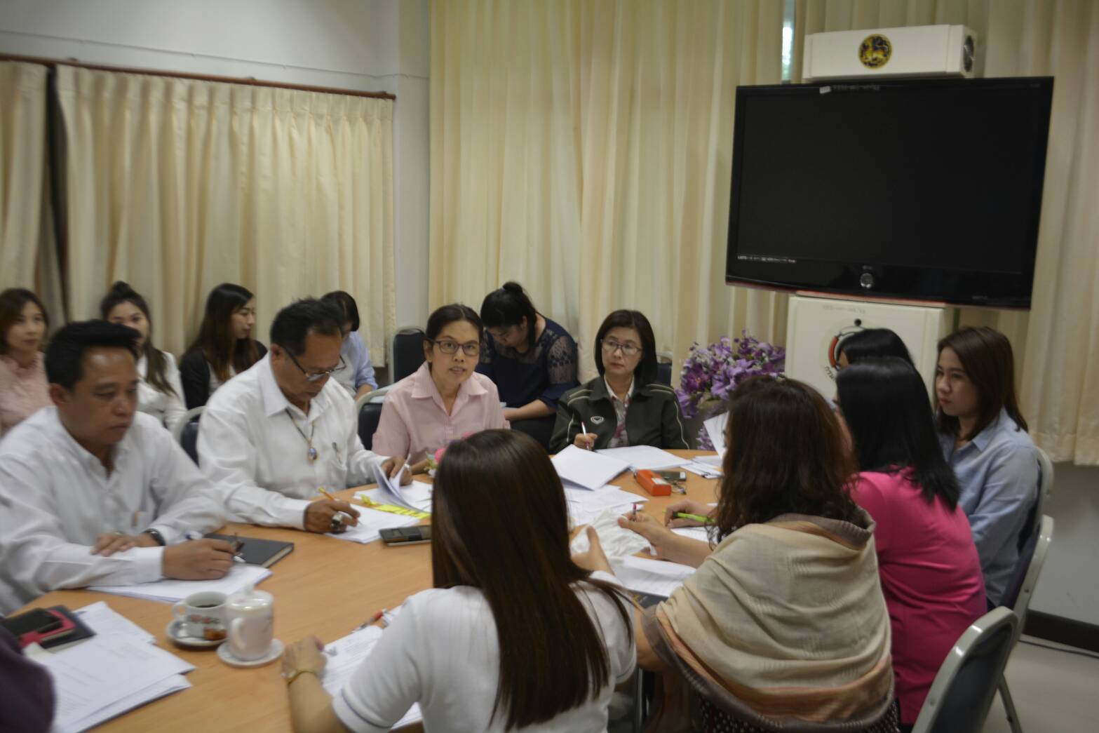 ประชุมซักซ้อมการดำเนินงานตามมาตรการปรับปรุงประสิทธิภาพในการปฏิบัติราชการ ประจำปีงบประมาณ พ.ศ. 2561
