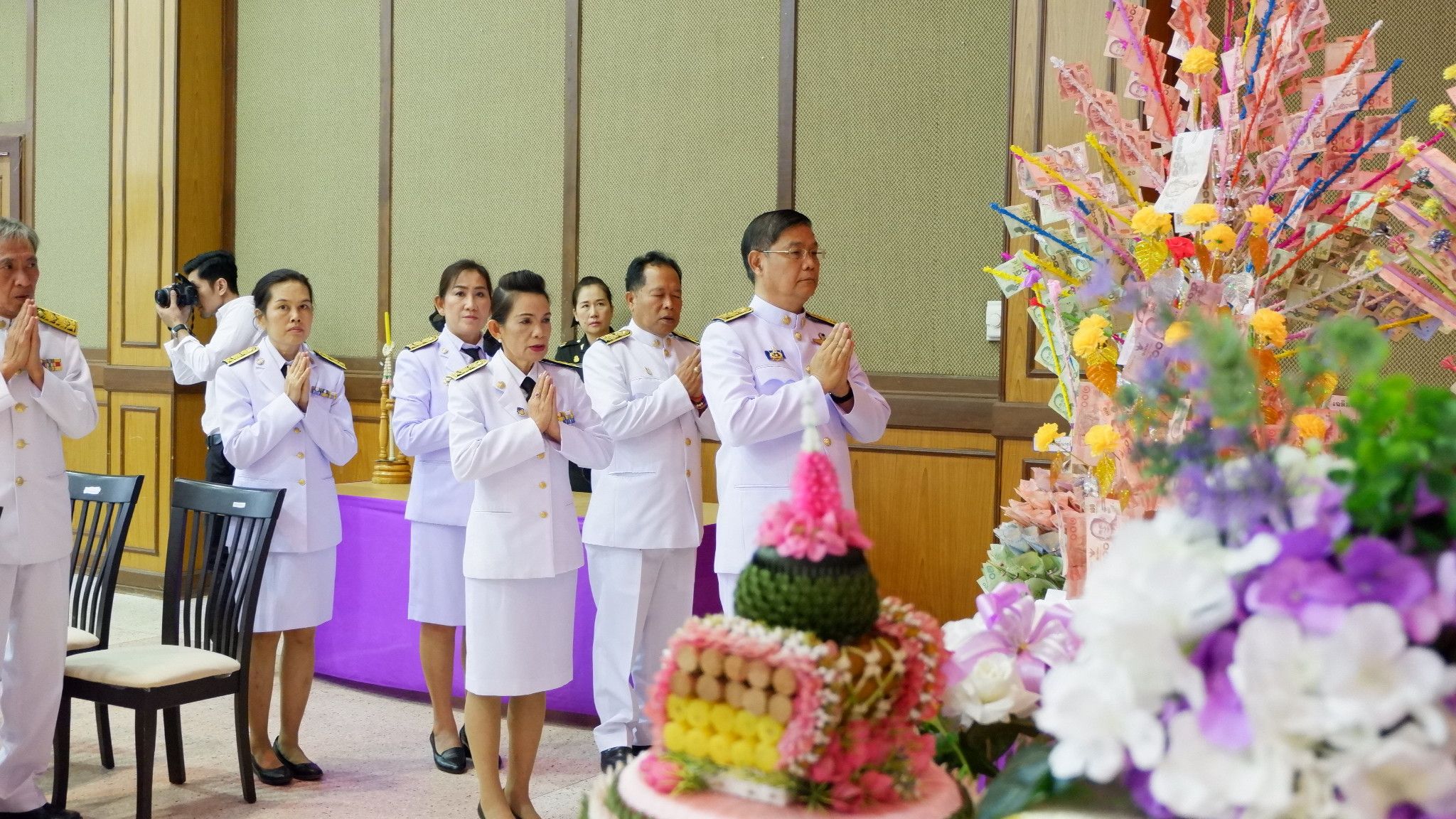 พิธีทอดผ้าป่าสมทบกองทุนพัฒนาเด็กชนบทในพระราชูปถัมภ์ สมเด็จพระเทพรัตนราชสุดาฯ สยามบรมราชกุมารี ประจำปี 2561