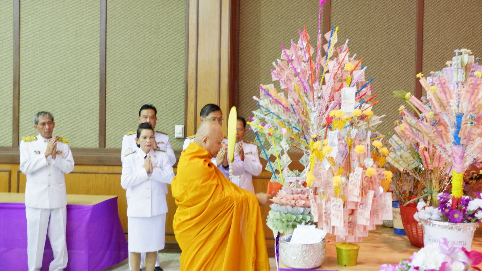 พิธีทอดผ้าป่าสมทบกองทุนพัฒนาเด็กชนบทในพระราชูปถัมภ์ สมเด็จพระเทพรัตนราชสุดาฯ สยามบรมราชกุมารี ประจำปี 2561