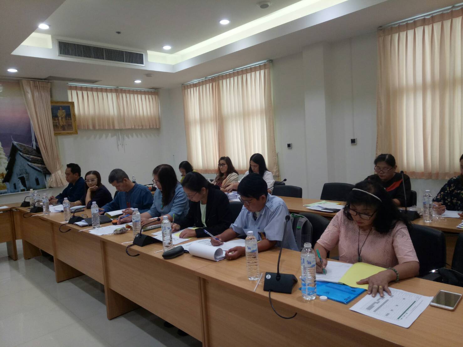 สพจ.น่าน ประชุมพัฒนาการอำเภอและนักวิชาการพัฒนาชุมชนจังหวัดน่าน