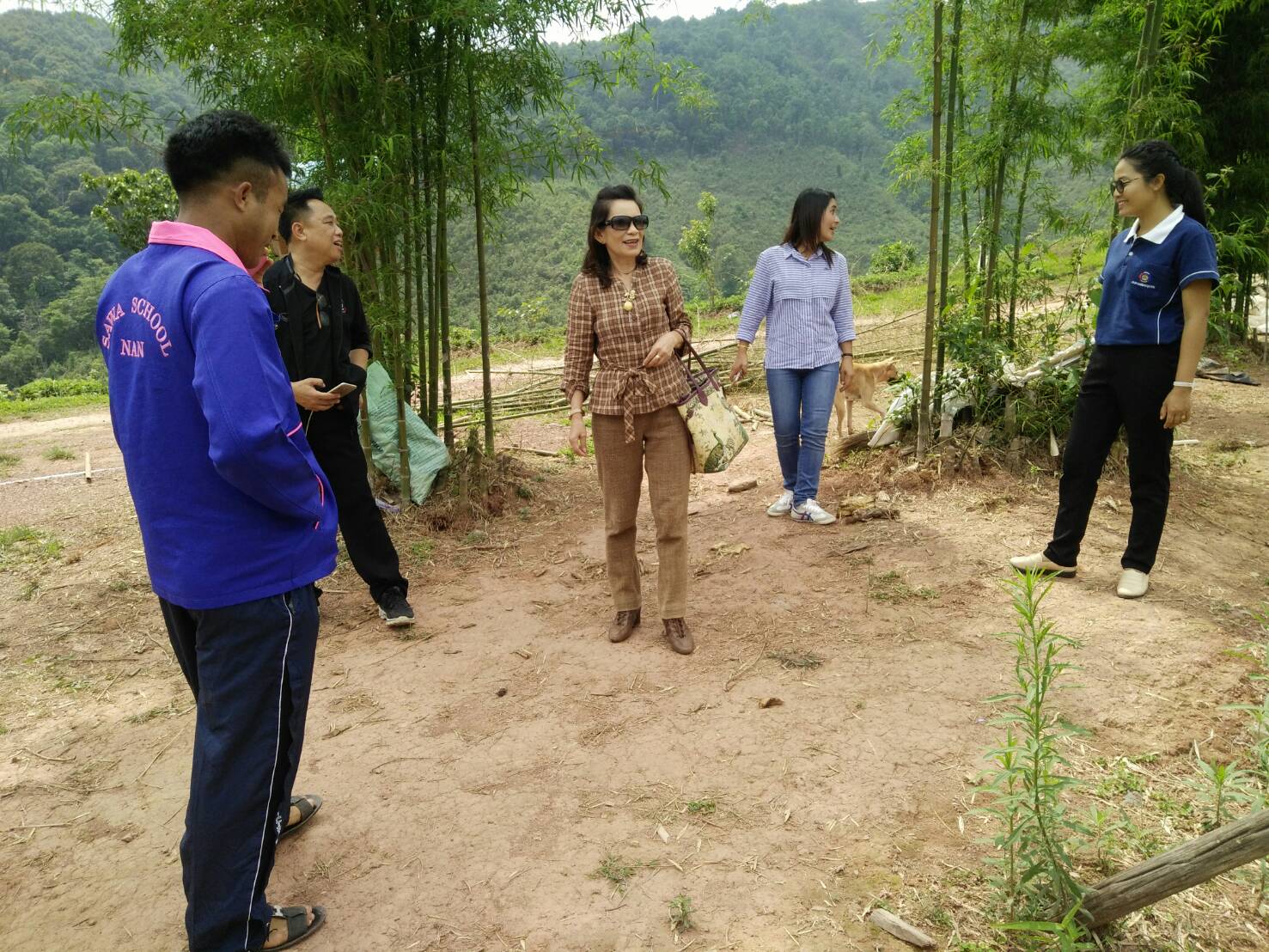 สพจ.น่าน ตรวจเยี่ยมให้กำลังใจการเตรียมความพร้อมหมู่บ้าน OTOP นวัตวิถี