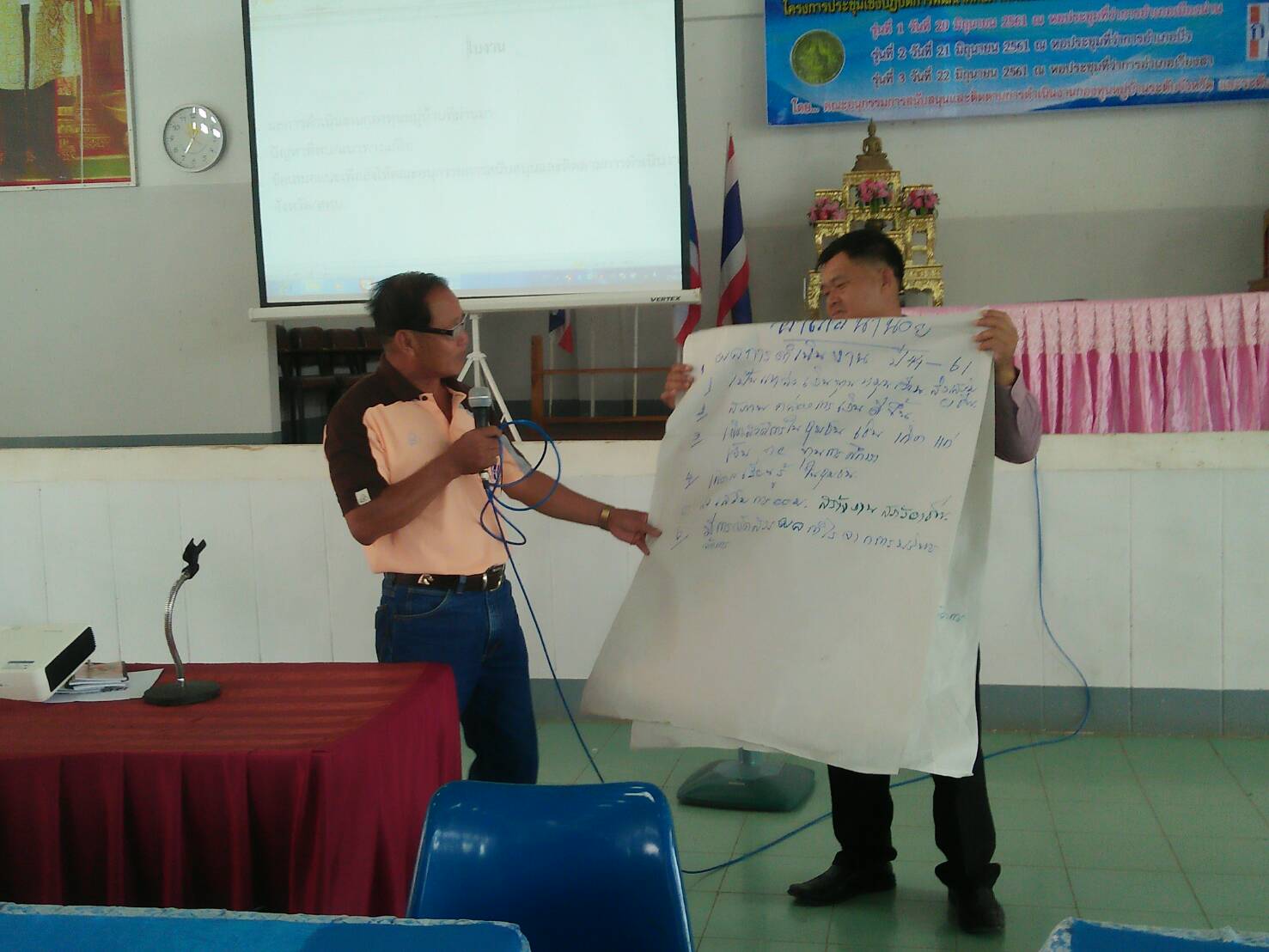 โครงการประชุมเชิงปฏิบัติการพัฒนาศักยภาพคณะกรรมการกองทุนหมู่บ้านและชุมชนเมือง จังหวัดน่าน รุ่นที่ 3