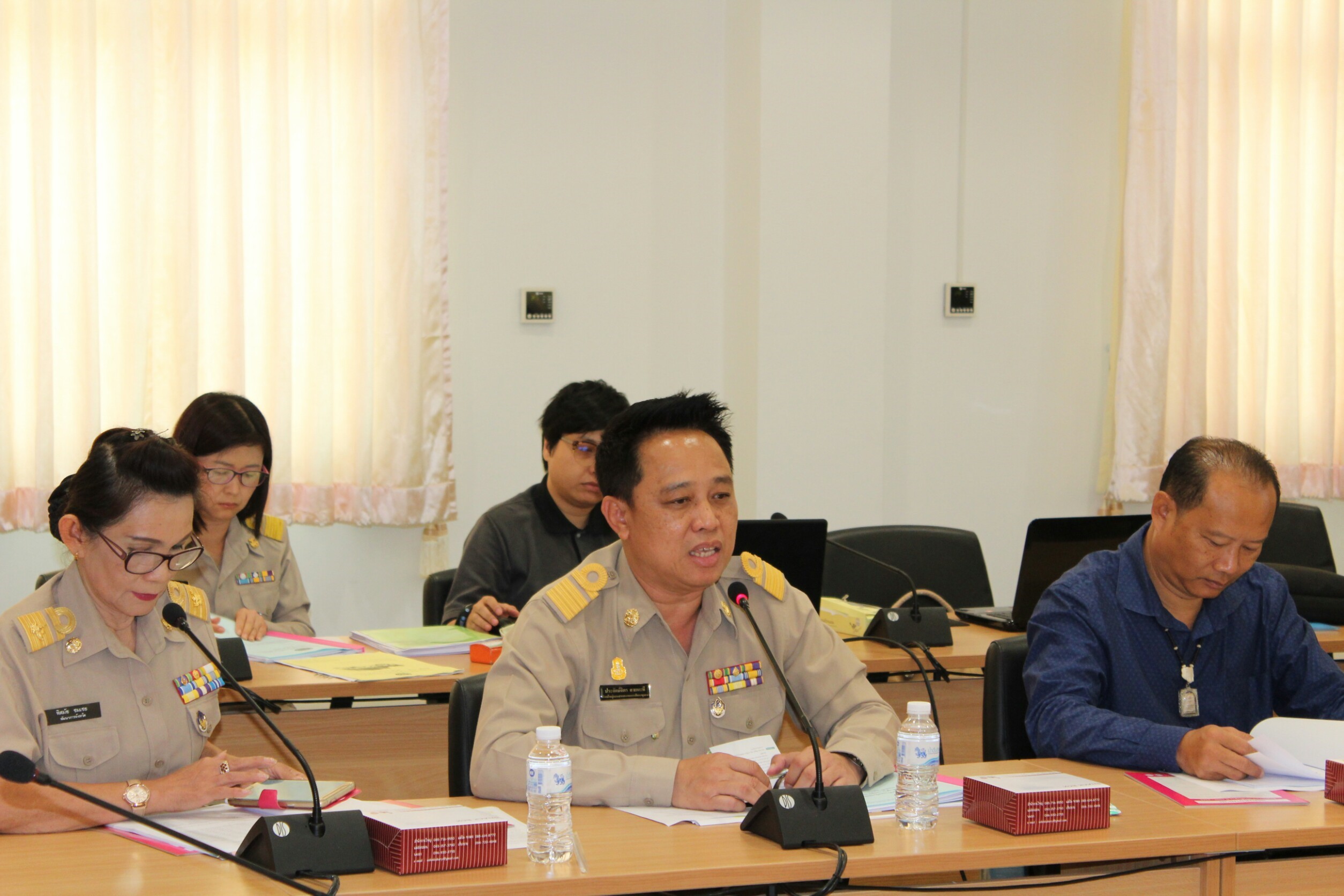 นำเสนอผลการจัดเก็บและรับรองคุณภาพข้อมูลความจำเป็นพื้นฐาน (จปฐ.) ระดับจังหวัด ประจำปี 2561