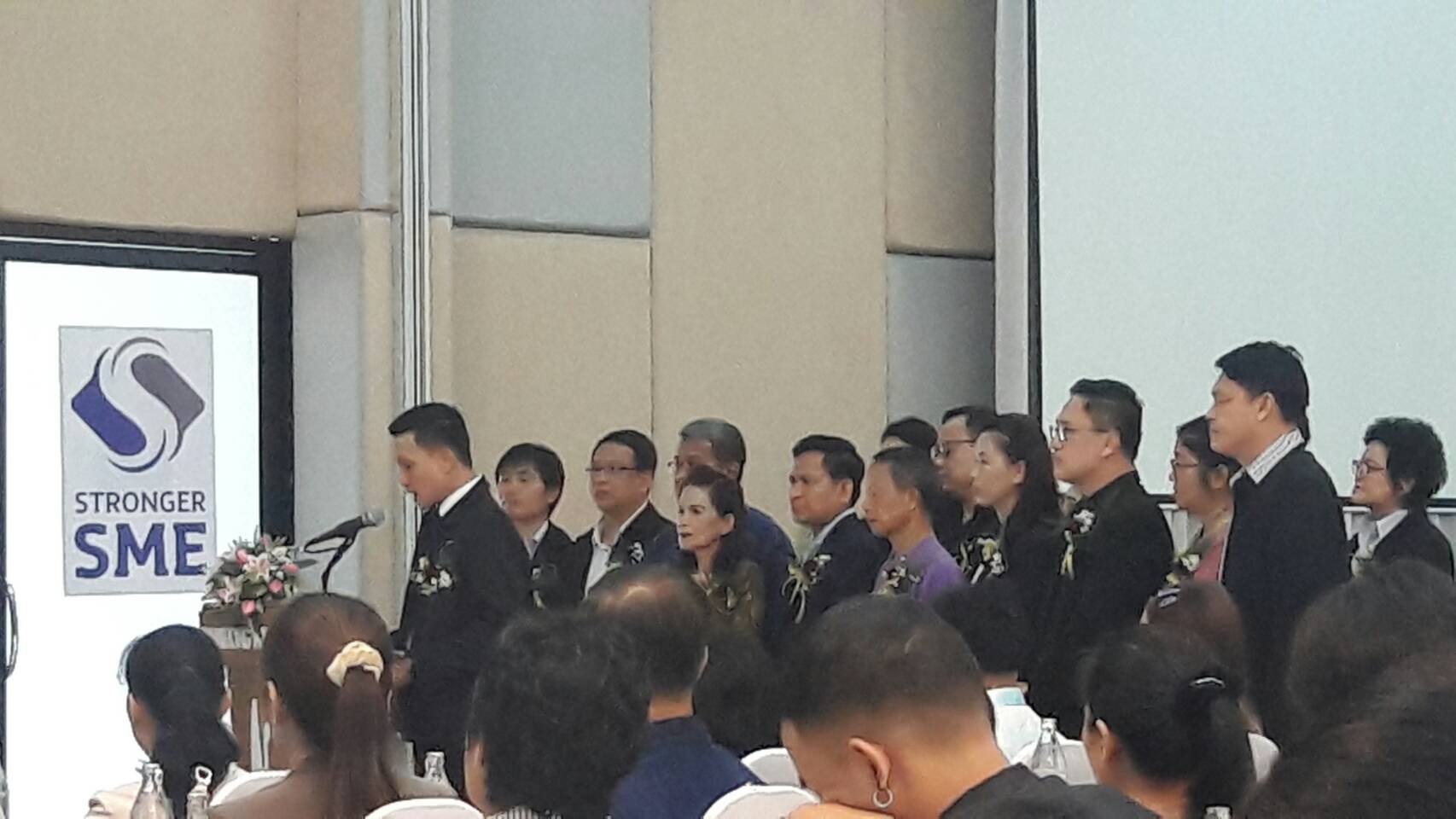 ร่วมพิธีเปิดโครงการส่งเสริมและพัฒนาธุรกิจระดับเติบโต (SME Strong/Regular level) ปี 2561 