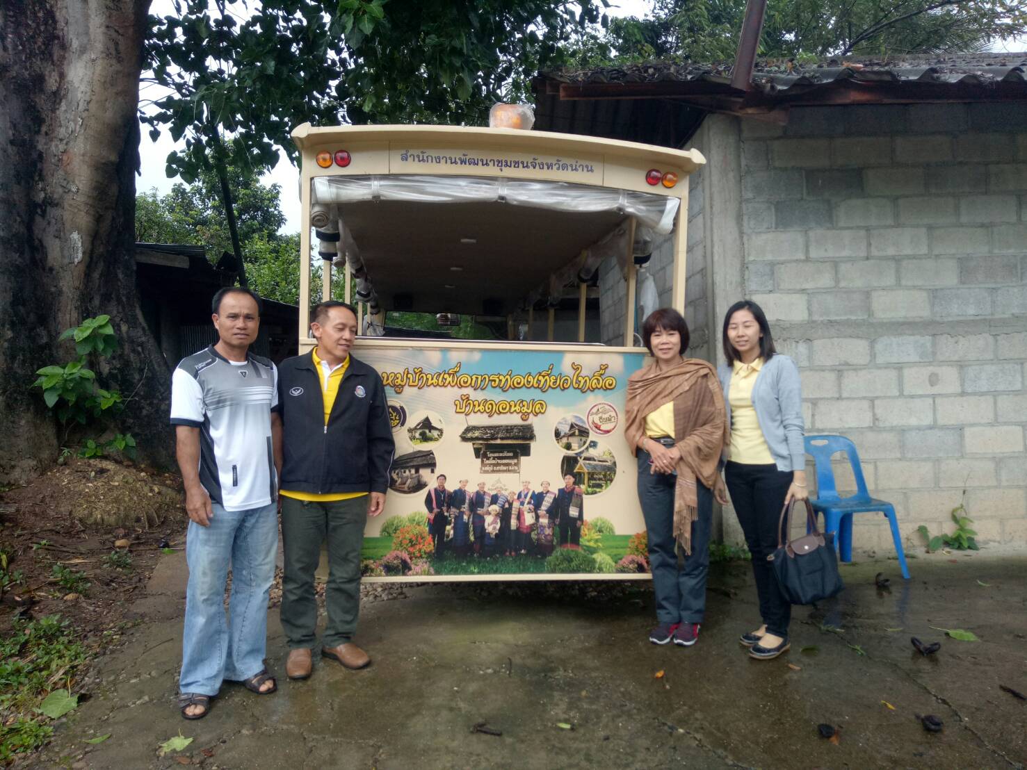 ศพช.ลำปาง ติดตามการดำเนินงานโครงการชุมชนท่องเที่ยว OTOP นวัตวิถี