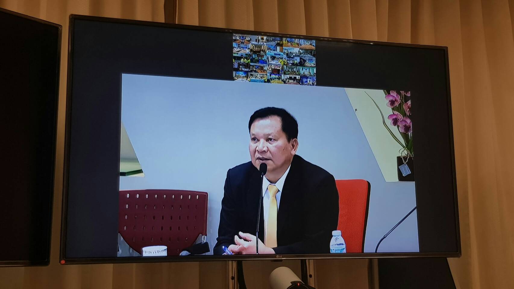 รับฟังการประชุมสร้างความเข้าใจกิจกรรมประกวดชุมชนท่องเที่ยว OTOP นวัตวิถี ผ่านระบบวีดิทัศน์ทางไกล (Video Conference)