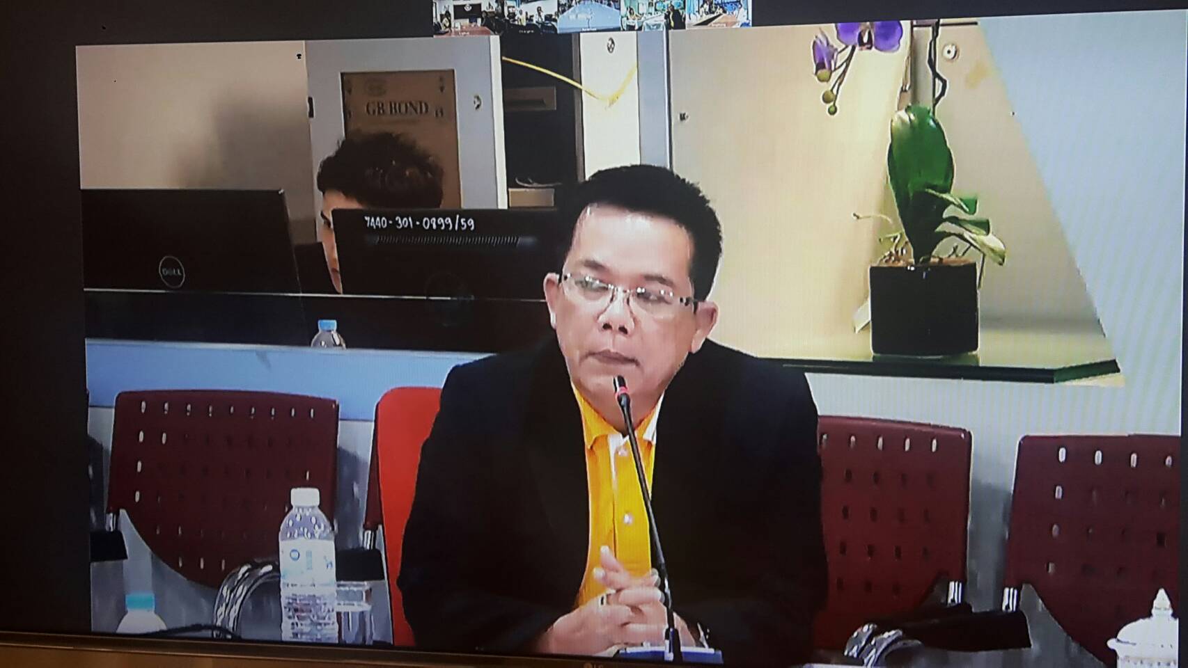 รับฟังการประชุมสร้างความเข้าใจกิจกรรมประกวดชุมชนท่องเที่ยว OTOP นวัตวิถี ผ่านระบบวีดิทัศน์ทางไกล (Video Conference)