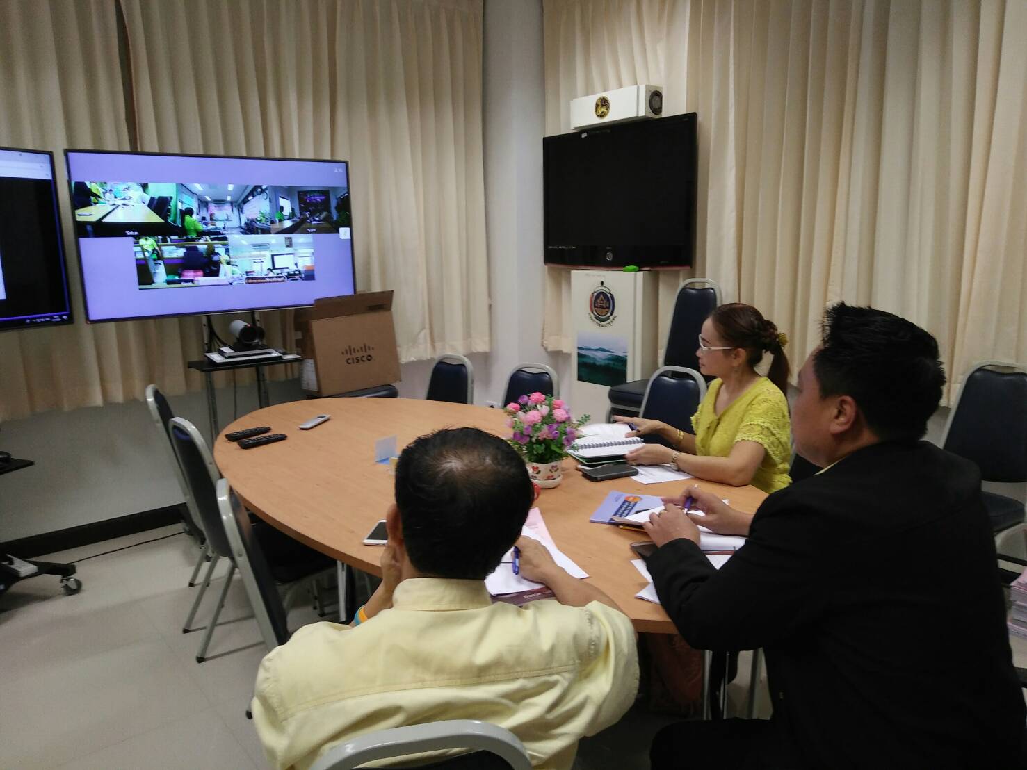 การประชุมกรมการพัฒนาชุมชน ครั้งที่ 6/2561 ทาง TV พช.