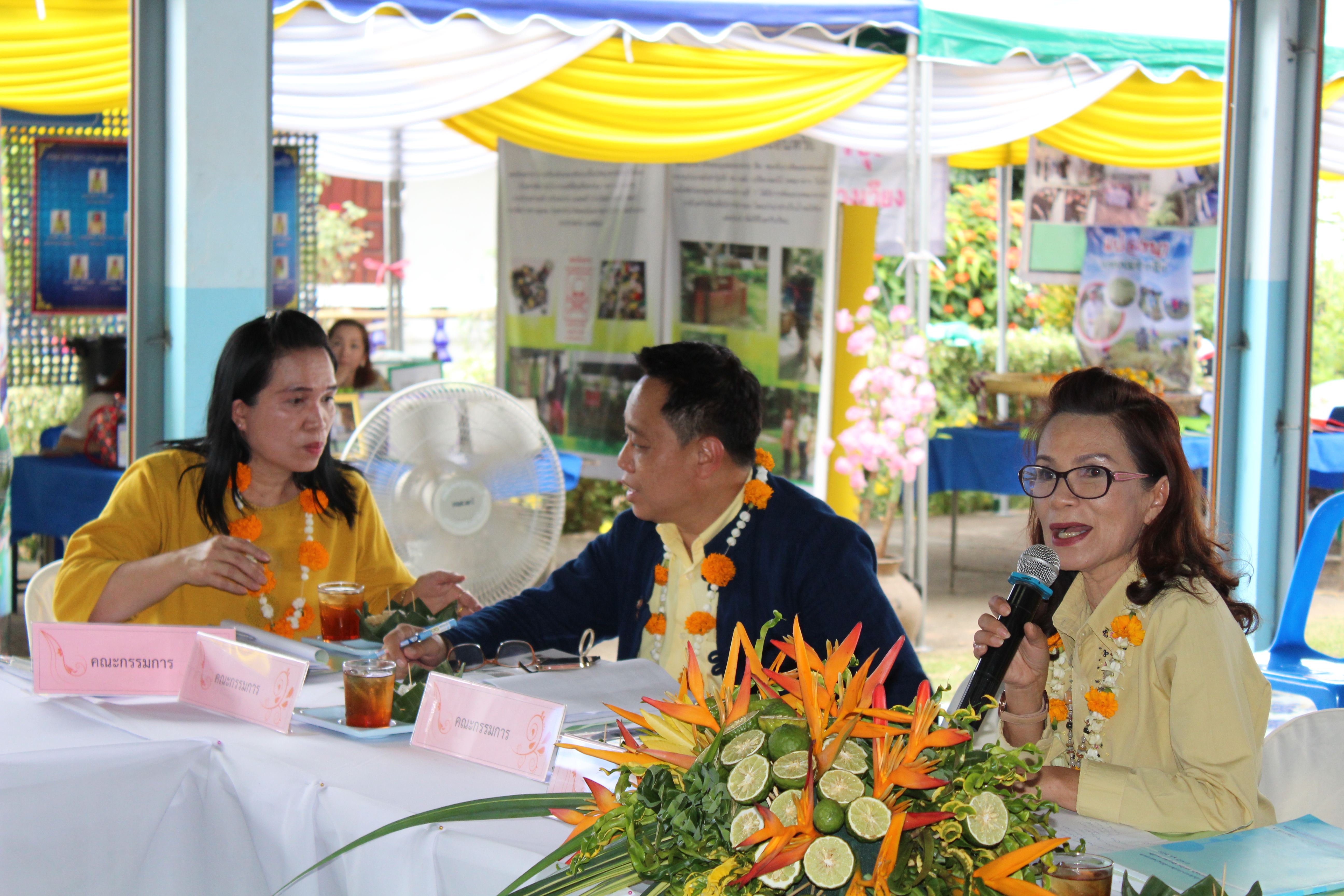 การคัดสรรหมู่บ้านเศรษฐกิจพอเพียง “อยู่เย็น เป็นสุข” และกิจกรรมพัฒนาชุมชนดีเด่น  (วันที่ 1) อ.เวียงสา