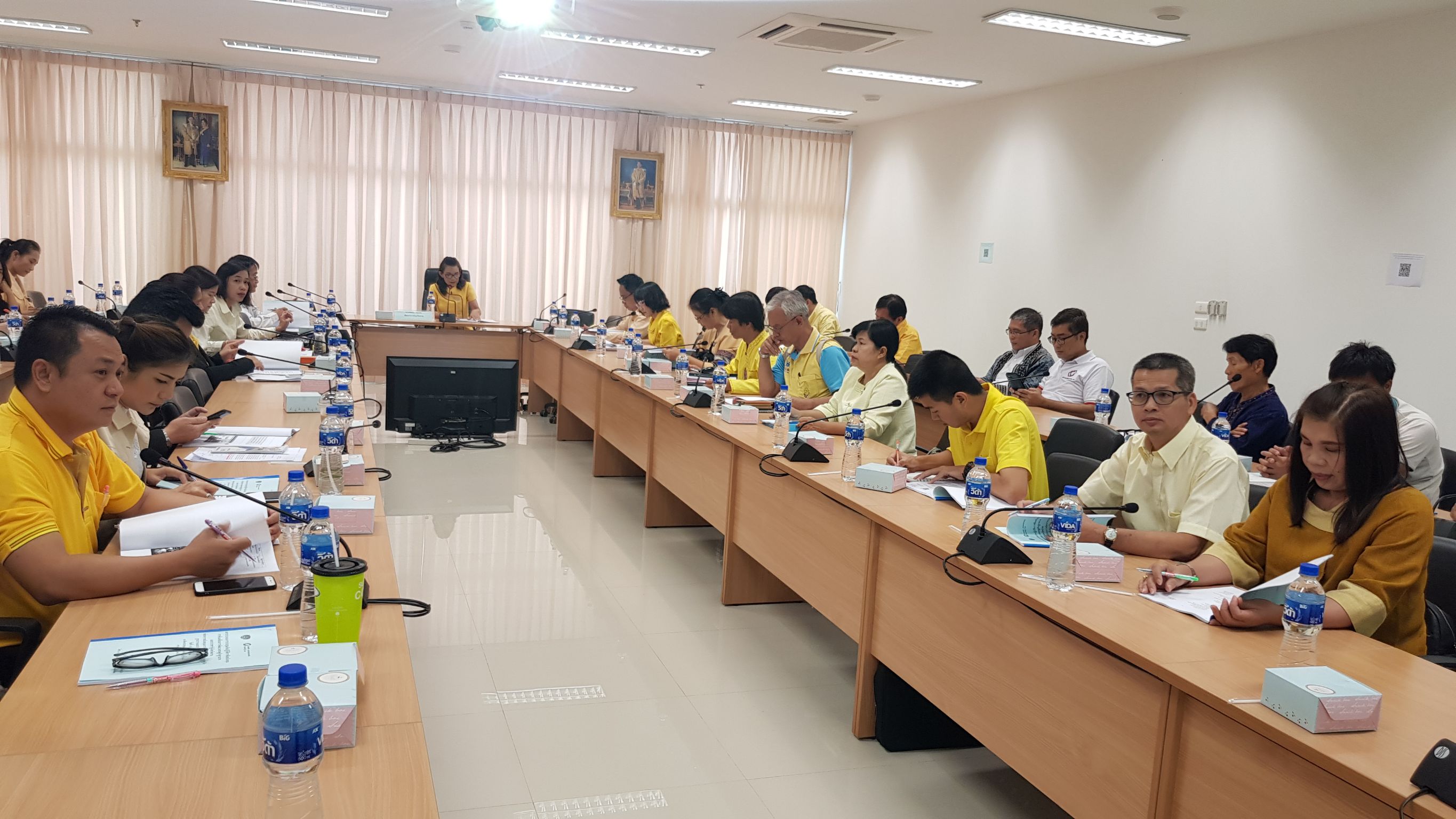 ประชุมเชิงปฏิบัติการทีมสนับสนุนการขับเคลื่อนการพัฒนาเศรษฐกิจฐานรากและประชารัฐจังหวัดน่าน