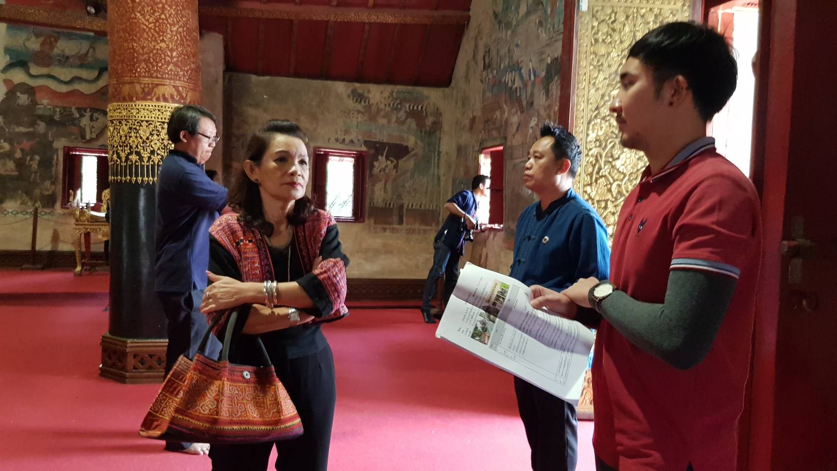 @น่าน : ถ่ายทำสารคดีเพื่อประชาสัมพันธ์ หมู่บ้านท่องเที่ยว OTOP นวัตวิถี ชุด “เช็คอินที่นี่…ของดี พ.ช.”