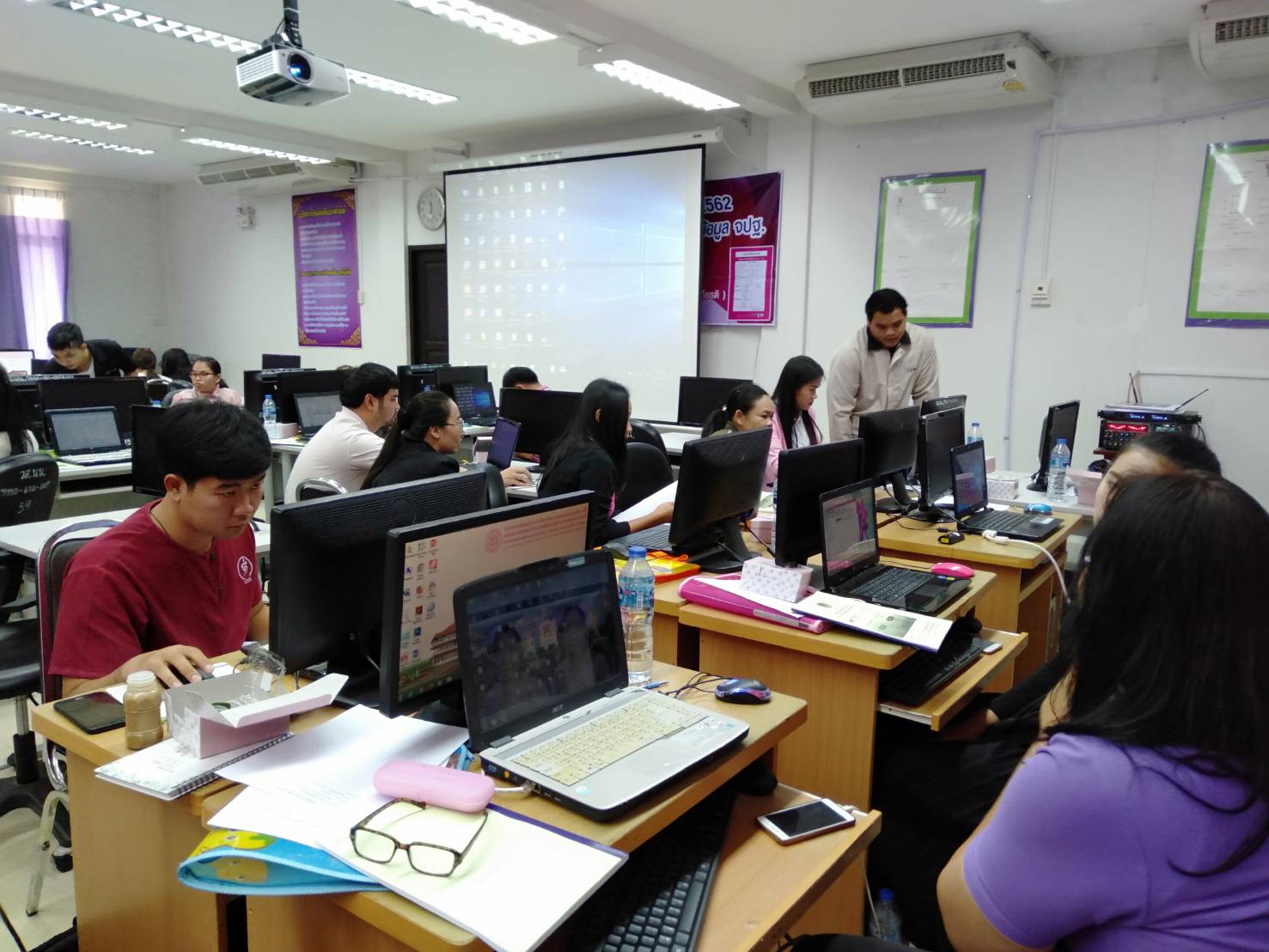 @น่าน : อบรมผู้บันทึกข้อมูล ประจำปี 2562 เรื่องการใช้งานโปรแกรมบันทึกและประมวลผลข้อมูล จปฐ.