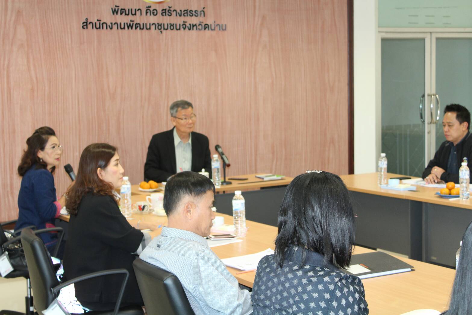 @น่าน : นายไพบูลย์ บูรณสันติ ผู้ตรวจราชการกรมการพัฒนาชุมชนติดตามงานพื้นที่จังหวัดน่าน