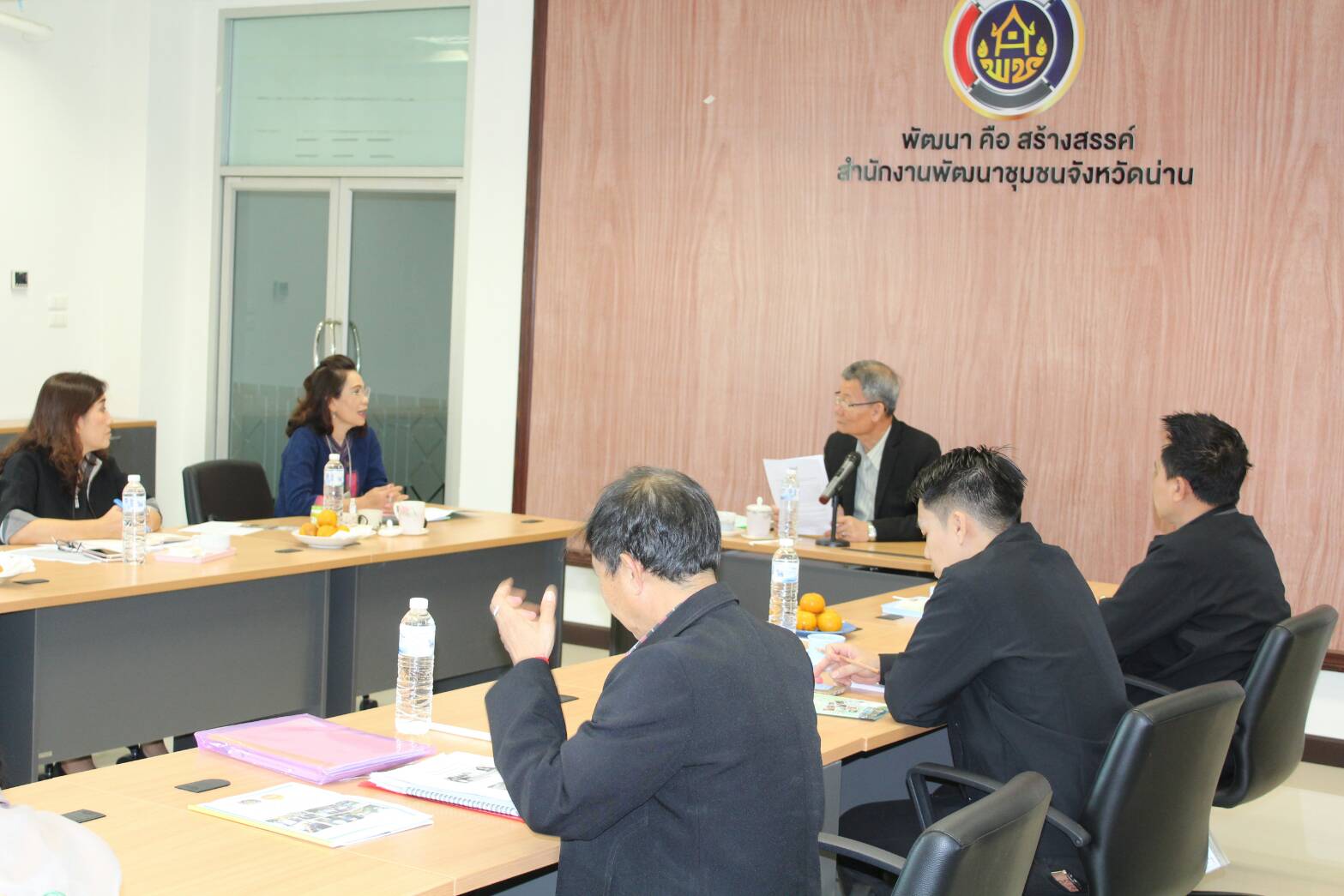 @น่าน : นายไพบูลย์ บูรณสันติ ผู้ตรวจราชการกรมการพัฒนาชุมชนติดตามงานพื้นที่จังหวัดน่าน