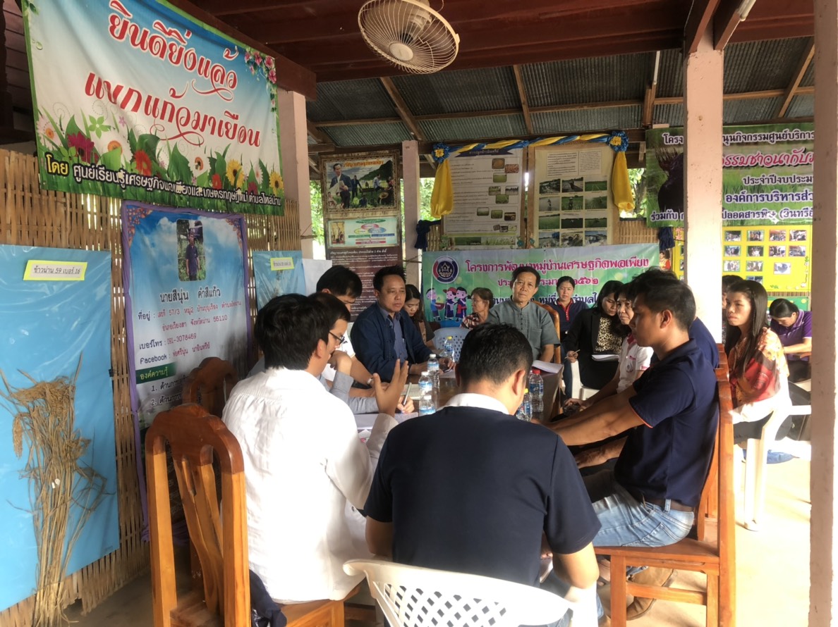 @น่าน : ตรวจติดตามผลการดำเนินงานโครงการพัฒนาหมู่บ้านเศรษฐกิจพอเพียง.และ ผู้นำ อช.ส่งเสริมคุณภาพชีวิตครัวเรือนที่ตกเกณฑ์ จปฐ.