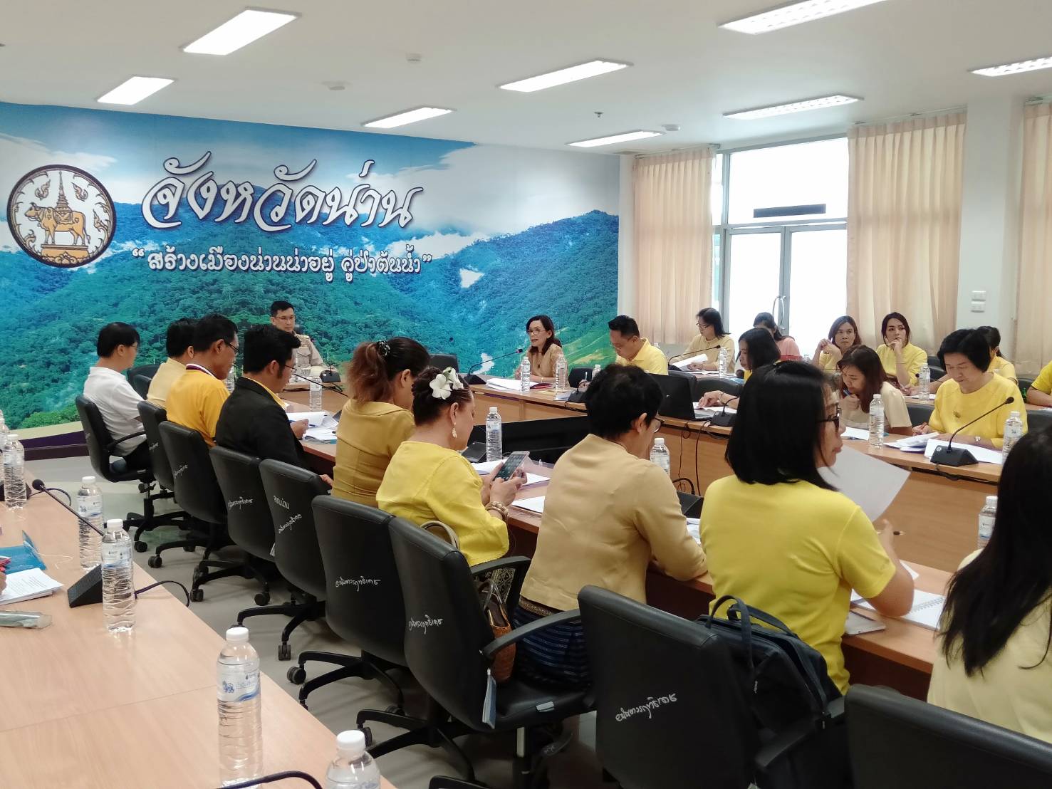 @น่าน : ประชุมคณะกรรมการคัดสรรสุดยอดหนึ่งตำบล หนึ่งผลิตภัณฑ์ไทย ปี พ.ศ. 2562