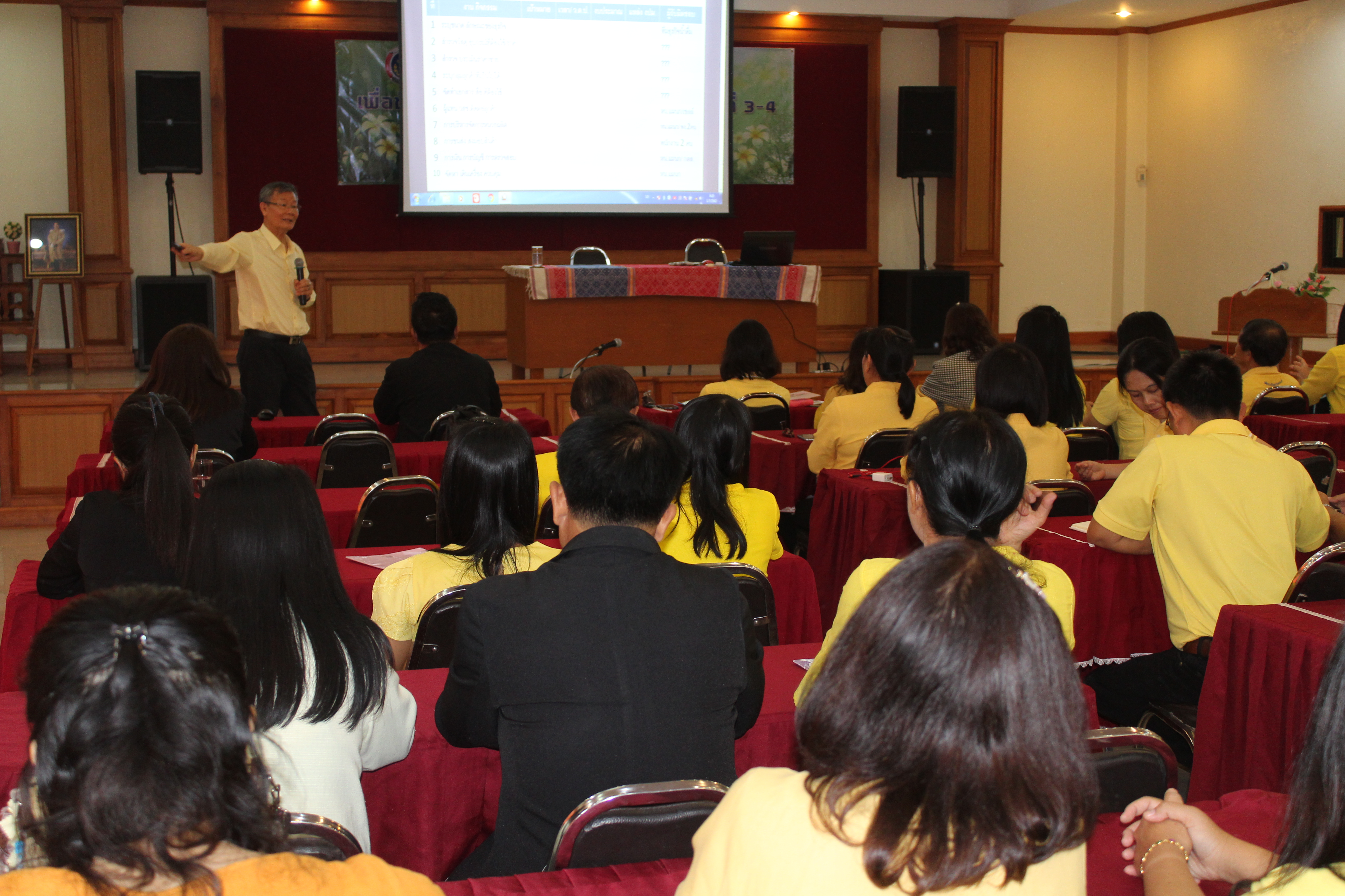 @น่าน : นายไพบูลย์ บูรณสันติ ผู้ตรวจราชการกรมการพัฒนาชุมชน ร่วมประชุมหารือแนวทางการดำเนินงานศูนย์กระจายสินค้านวัตกรรมเกษตรปลอดภัย