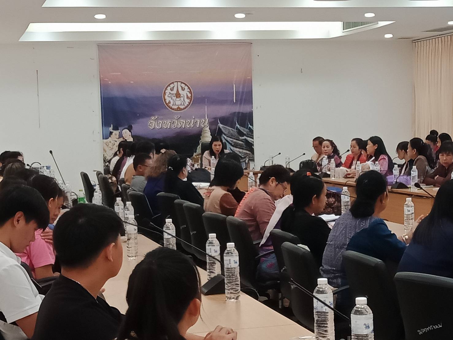 @สพจ.น่าน : ประชุมคณะกรรมการเครือข่าย OTOP ระดับจังหวัด และผู้ผลิต ผู้ประกอบการ OTOP จังหวัดน่าน