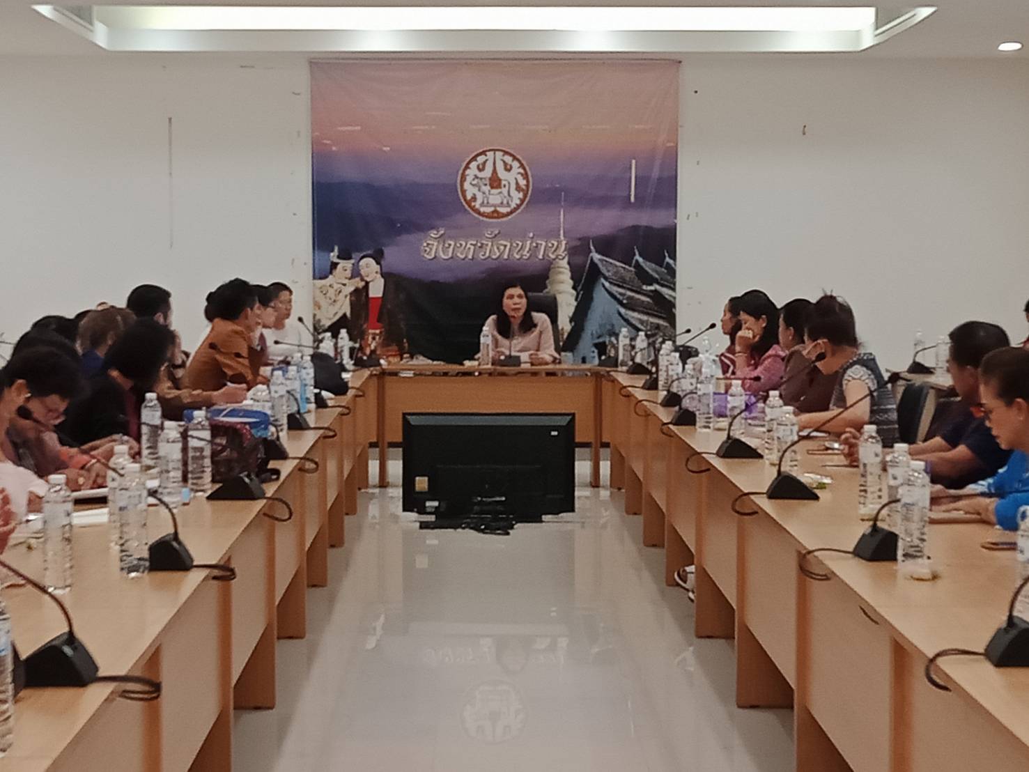 @สพจ.น่าน : ประชุมคณะกรรมการเครือข่าย OTOP ระดับจังหวัด และผู้ผลิต ผู้ประกอบการ OTOP จังหวัดน่าน