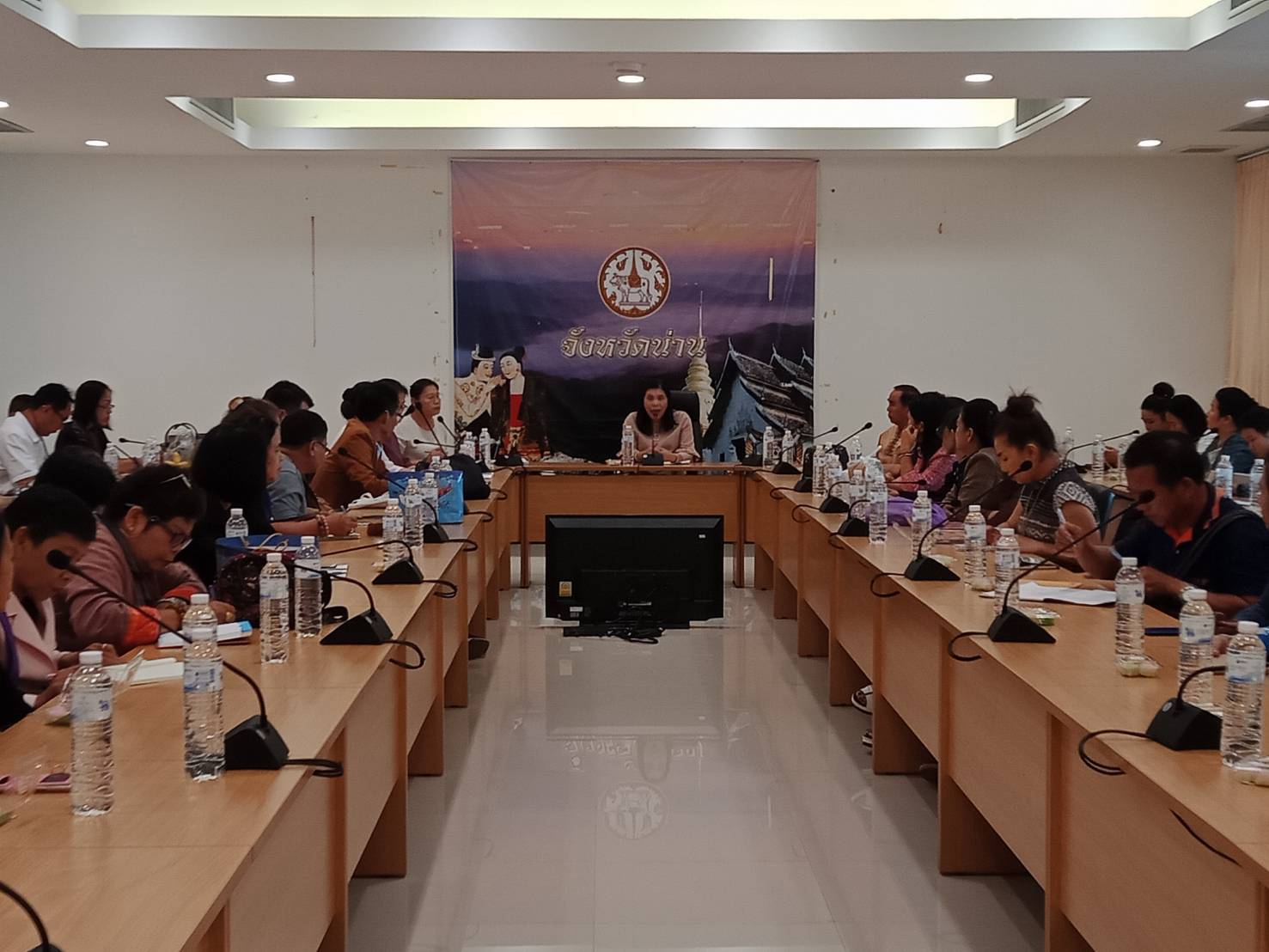 @สพจ.น่าน : ประชุมคณะกรรมการเครือข่าย OTOP ระดับจังหวัด และผู้ผลิต ผู้ประกอบการ OTOP จังหวัดน่าน