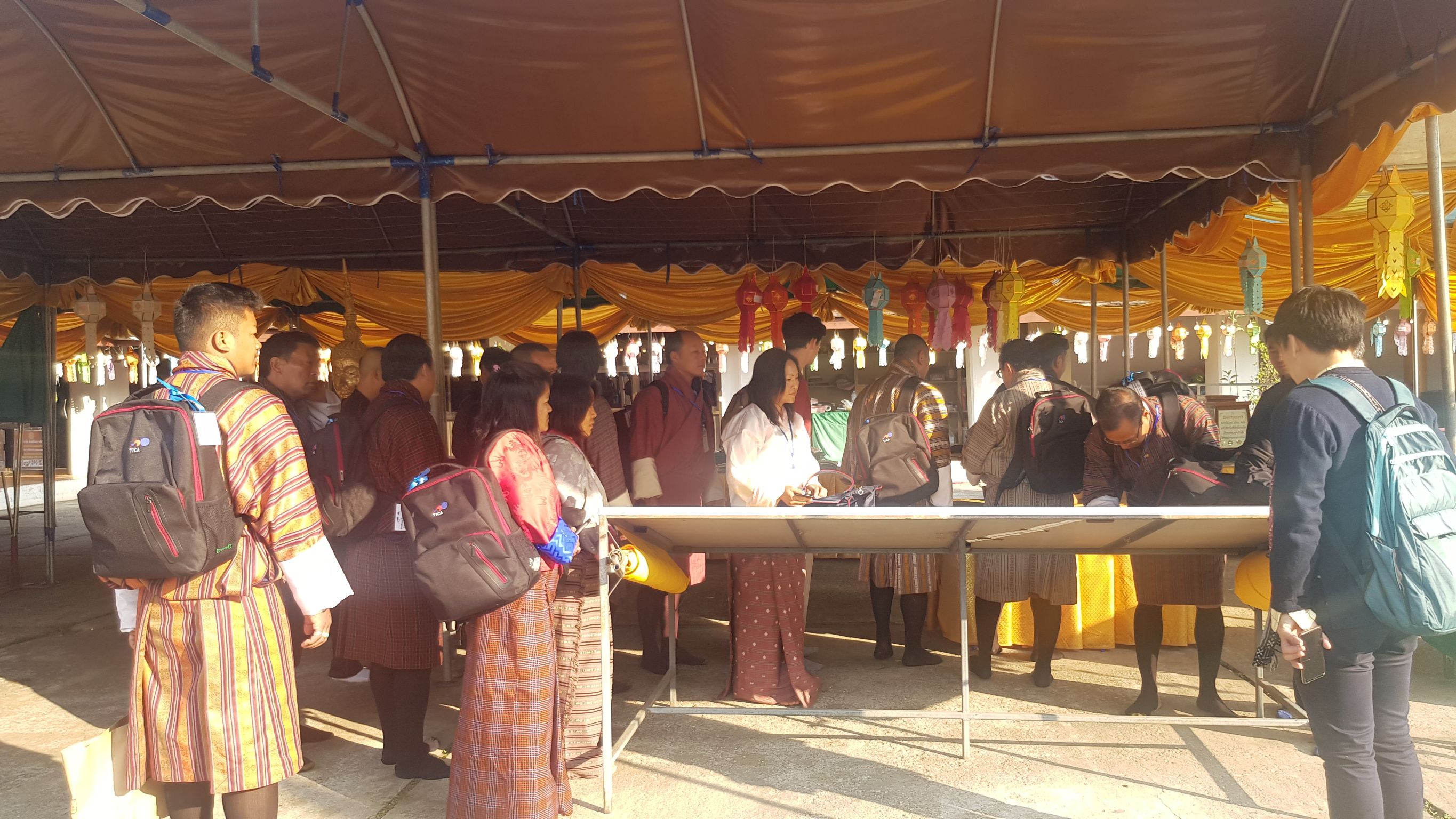 สพจ.น่านต้อนรับคณะผู้บริหาร คณะกรรมการ OGOP เจ้าหน้าที่และผู้นำชุมชนราชอาณาจักรภูฏาน ในโอกาสศึกษาดูงาน ในพื้นที่ จ.น่าน (วันที่ 1)