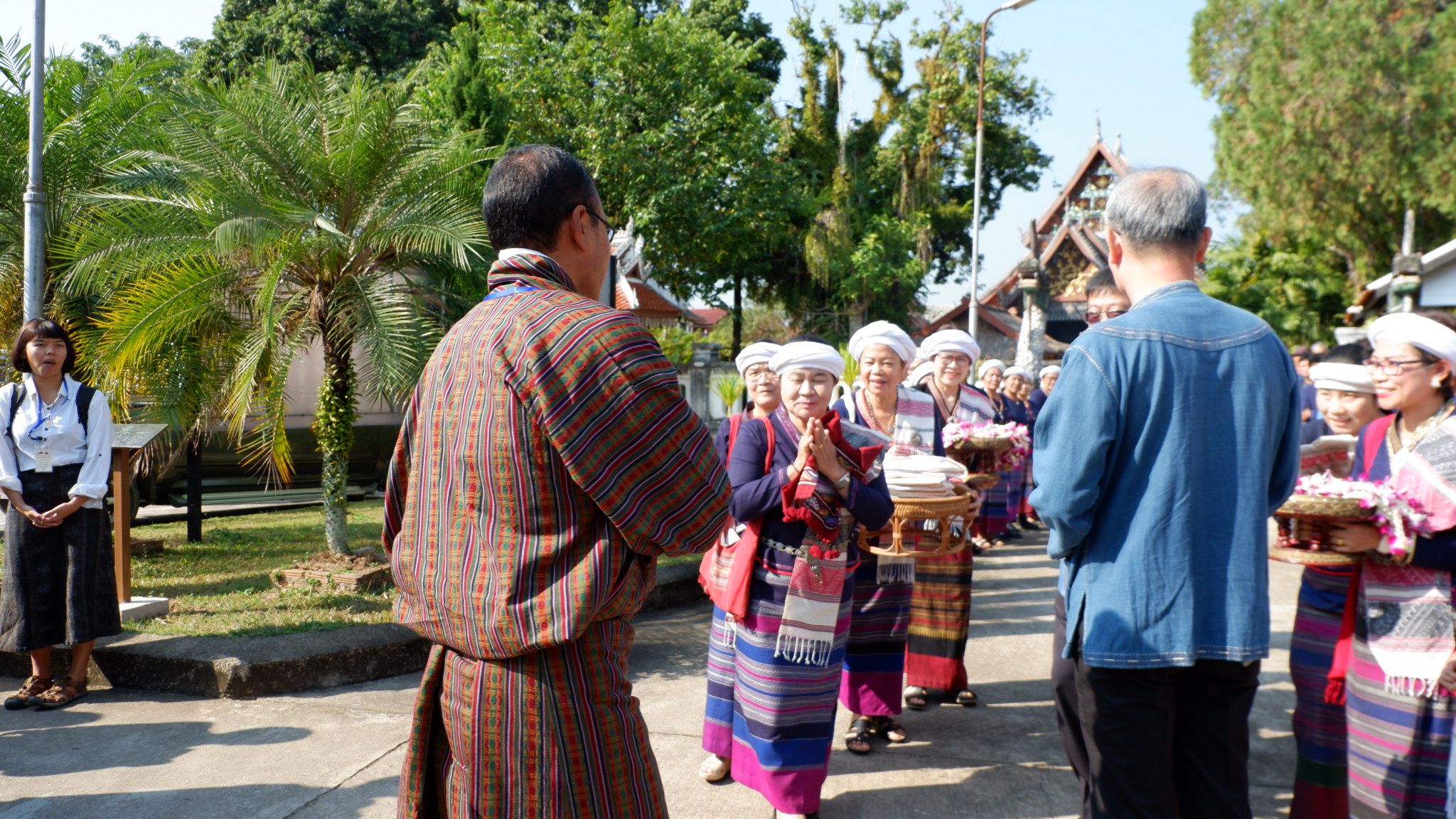 สพจ.น่านต้อนรับคณะผู้บริหาร คณะกรรมการ OGOP เจ้าหน้าที่และผู้นำชุมชนราชอาณาจักรภูฏาน ในโอกาสศึกษาดูงาน ในพื้นที่ จ.น่าน (วันที่ 1)