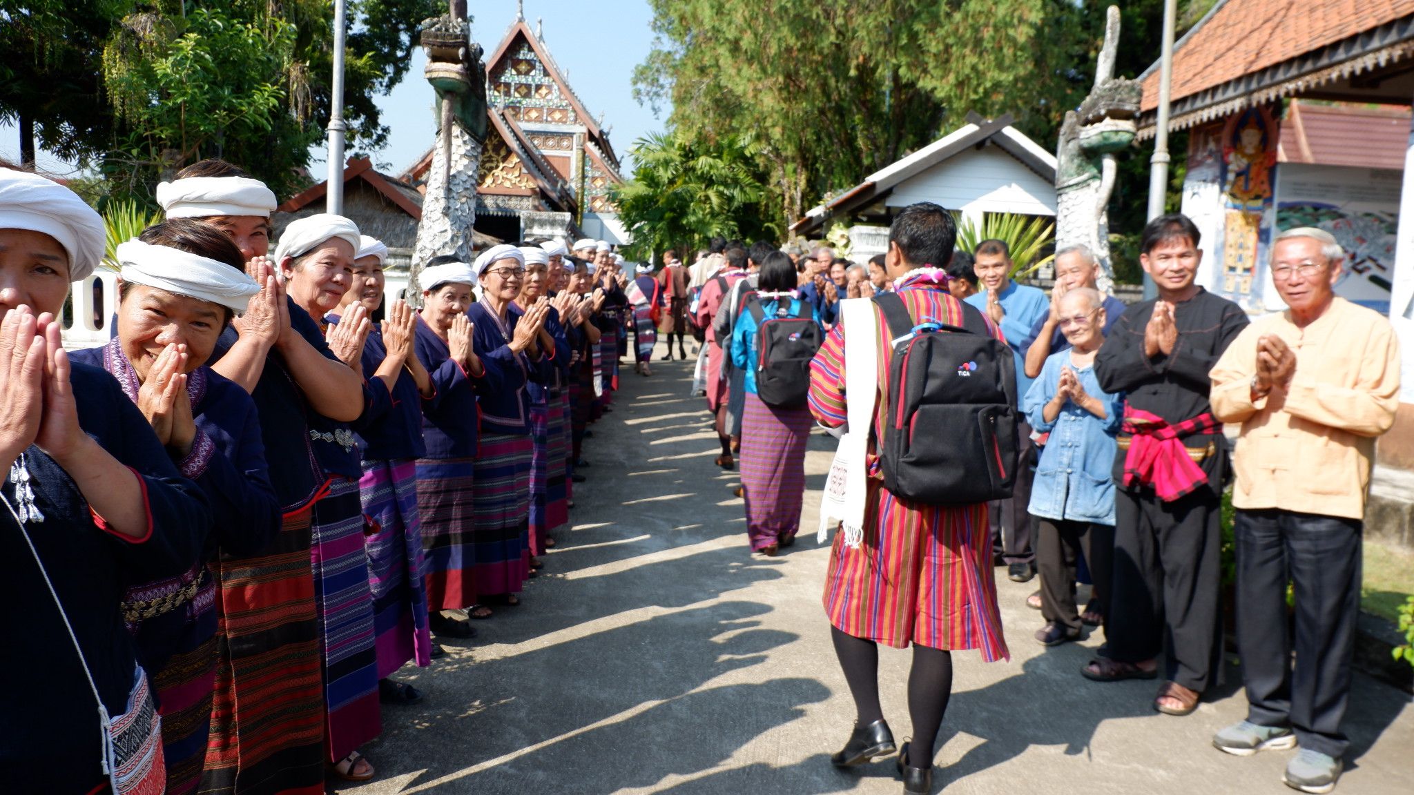 สพจ.น่านต้อนรับคณะผู้บริหาร คณะกรรมการ OGOP เจ้าหน้าที่และผู้นำชุมชนราชอาณาจักรภูฏาน ในโอกาสศึกษาดูงาน ในพื้นที่ จ.น่าน (วันที่ 1)