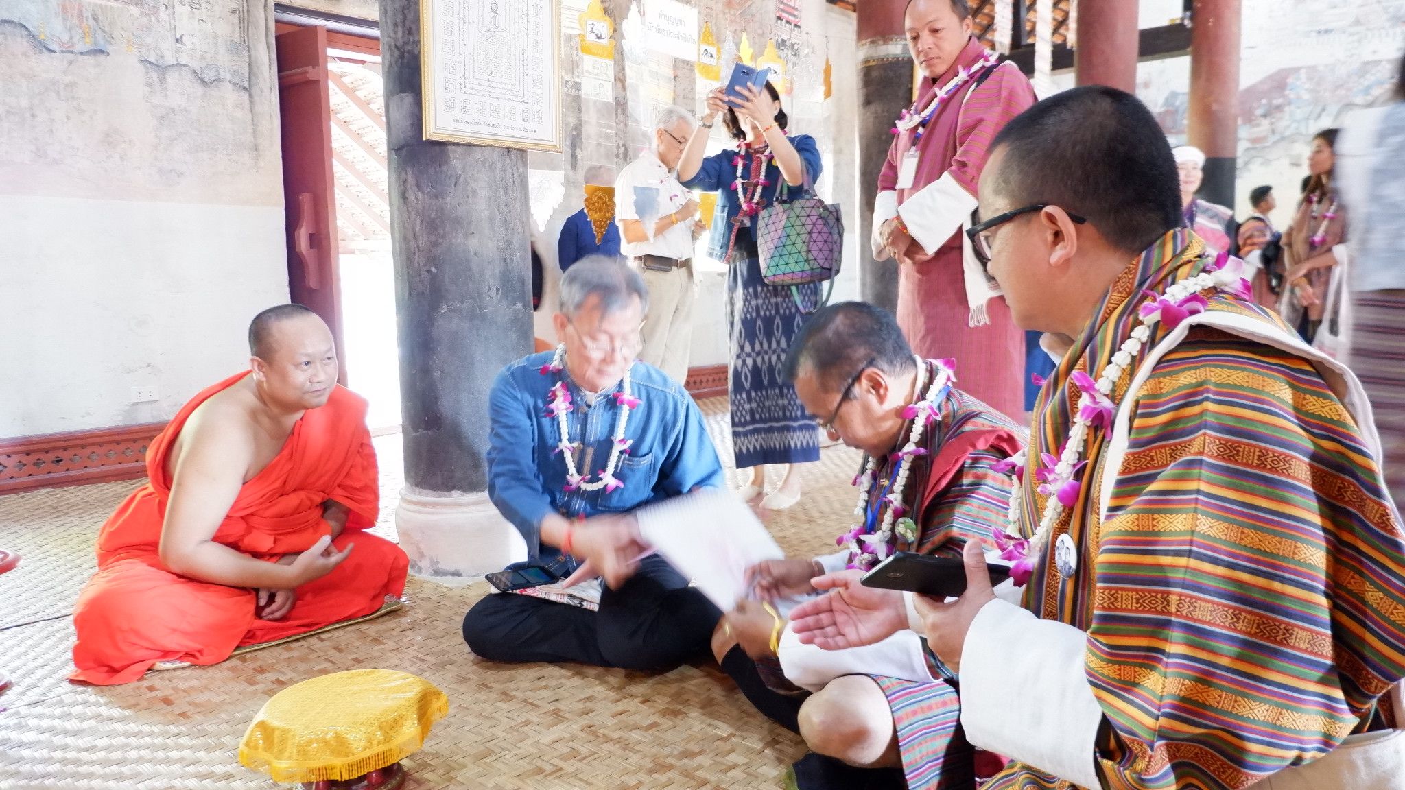 สพจ.น่านต้อนรับคณะผู้บริหาร คณะกรรมการ OGOP เจ้าหน้าที่และผู้นำชุมชนราชอาณาจักรภูฏาน ในโอกาสศึกษาดูงาน ในพื้นที่ จ.น่าน (วันที่ 1)