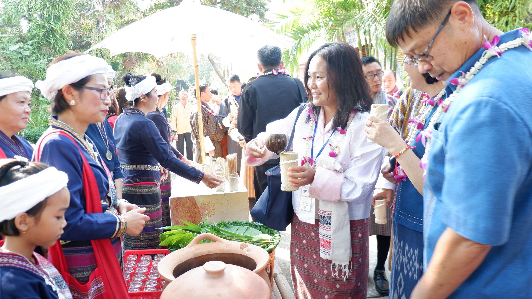 สพจ.น่านต้อนรับคณะผู้บริหาร คณะกรรมการ OGOP เจ้าหน้าที่และผู้นำชุมชนราชอาณาจักรภูฏาน ในโอกาสศึกษาดูงาน ในพื้นที่ จ.น่าน (วันที่ 1)