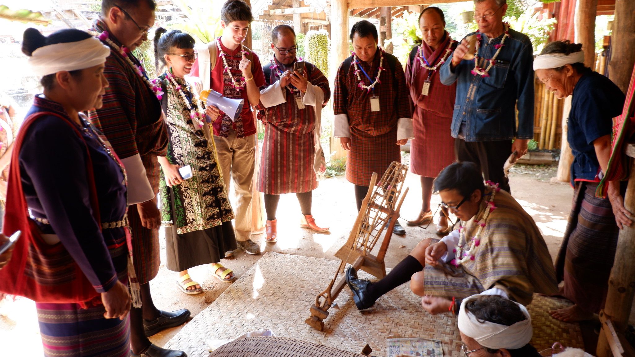 สพจ.น่านต้อนรับคณะผู้บริหาร คณะกรรมการ OGOP เจ้าหน้าที่และผู้นำชุมชนราชอาณาจักรภูฏาน ในโอกาสศึกษาดูงาน ในพื้นที่ จ.น่าน (วันที่ 1)