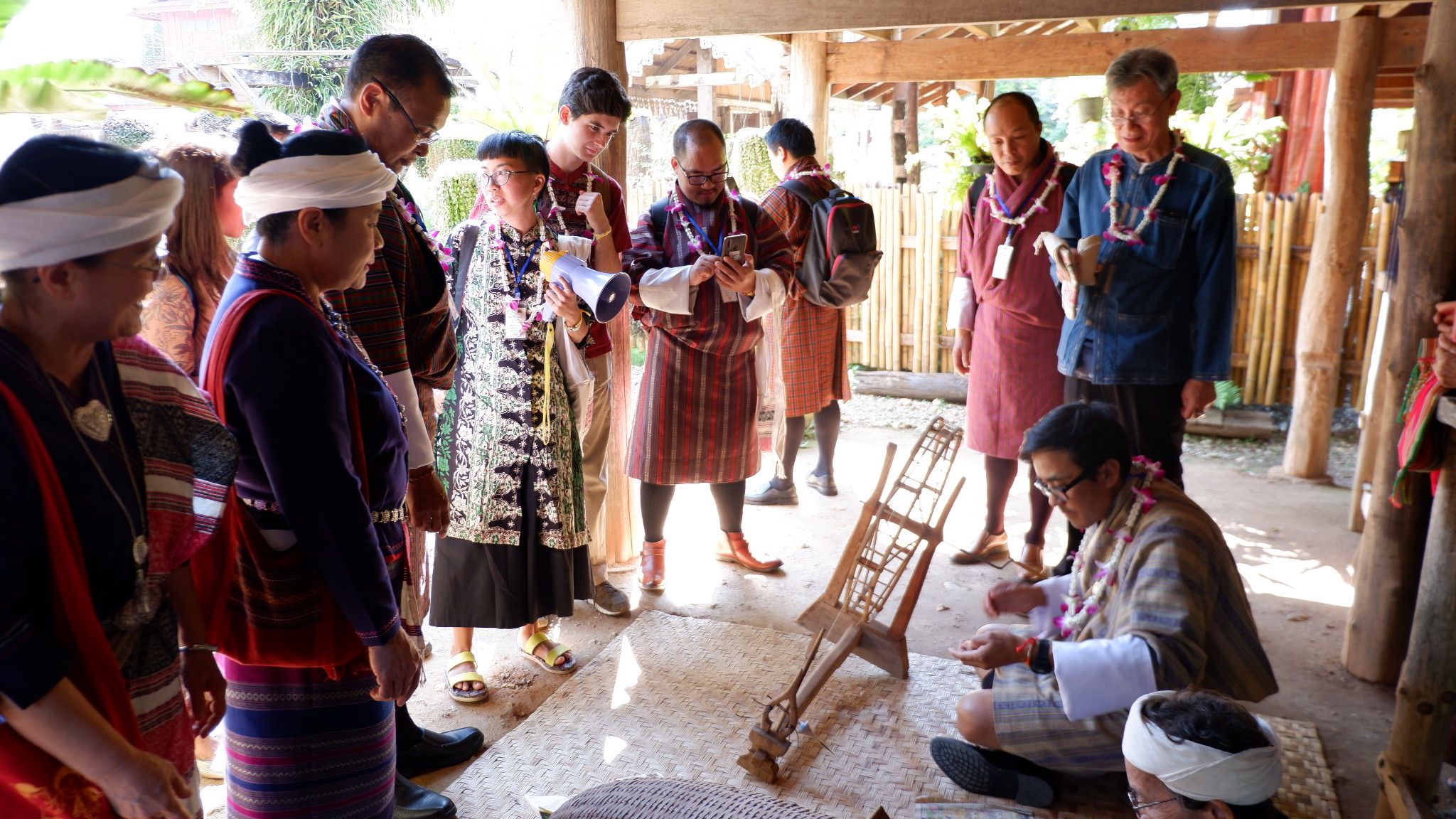 สพจ.น่านต้อนรับคณะผู้บริหาร คณะกรรมการ OGOP เจ้าหน้าที่และผู้นำชุมชนราชอาณาจักรภูฏาน ในโอกาสศึกษาดูงาน ในพื้นที่ จ.น่าน (วันที่ 1)