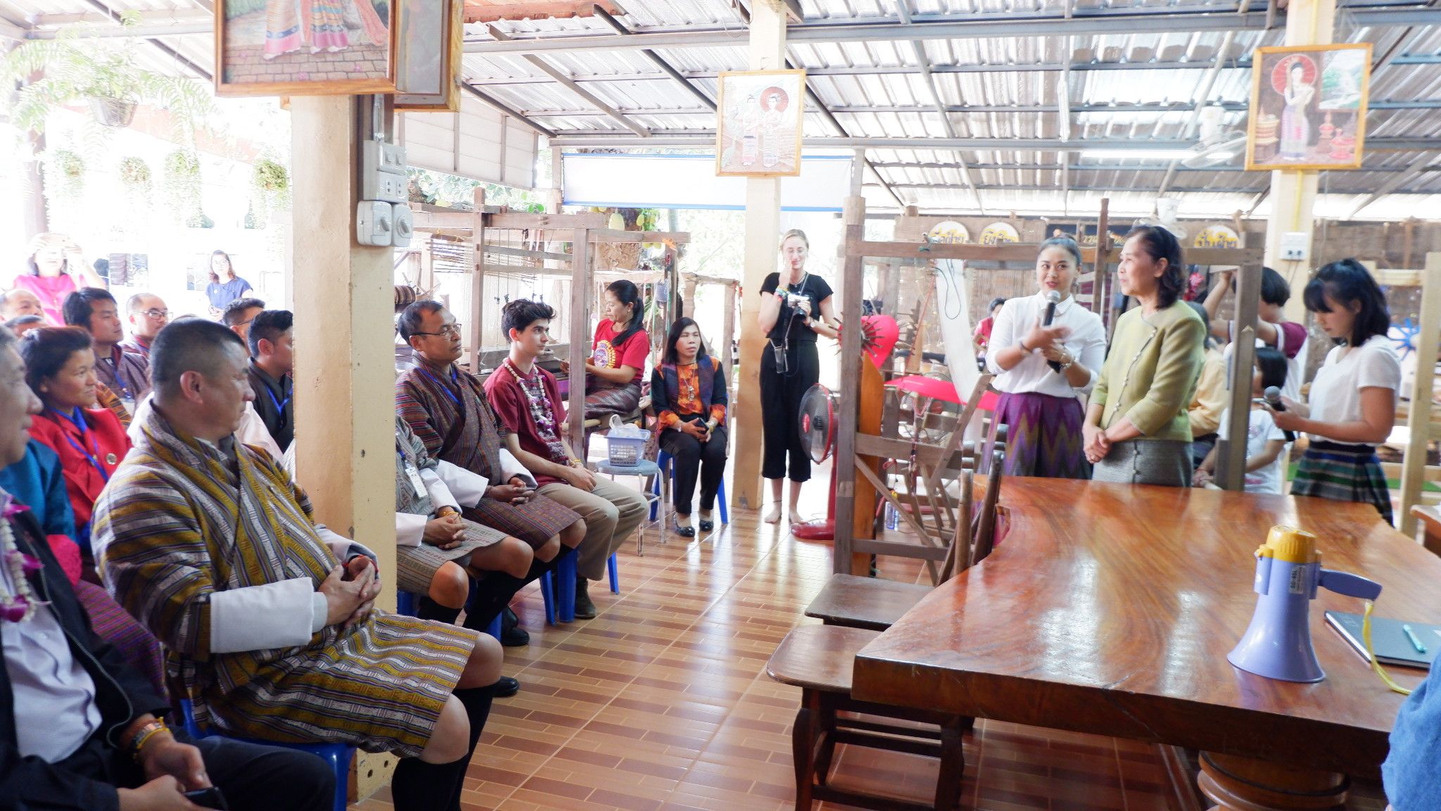 สพจ.น่านต้อนรับคณะผู้บริหาร คณะกรรมการ OGOP เจ้าหน้าที่และผู้นำชุมชนราชอาณาจักรภูฏาน ในโอกาสศึกษาดูงาน ในพื้นที่ จ.น่าน (วันที่ 1)