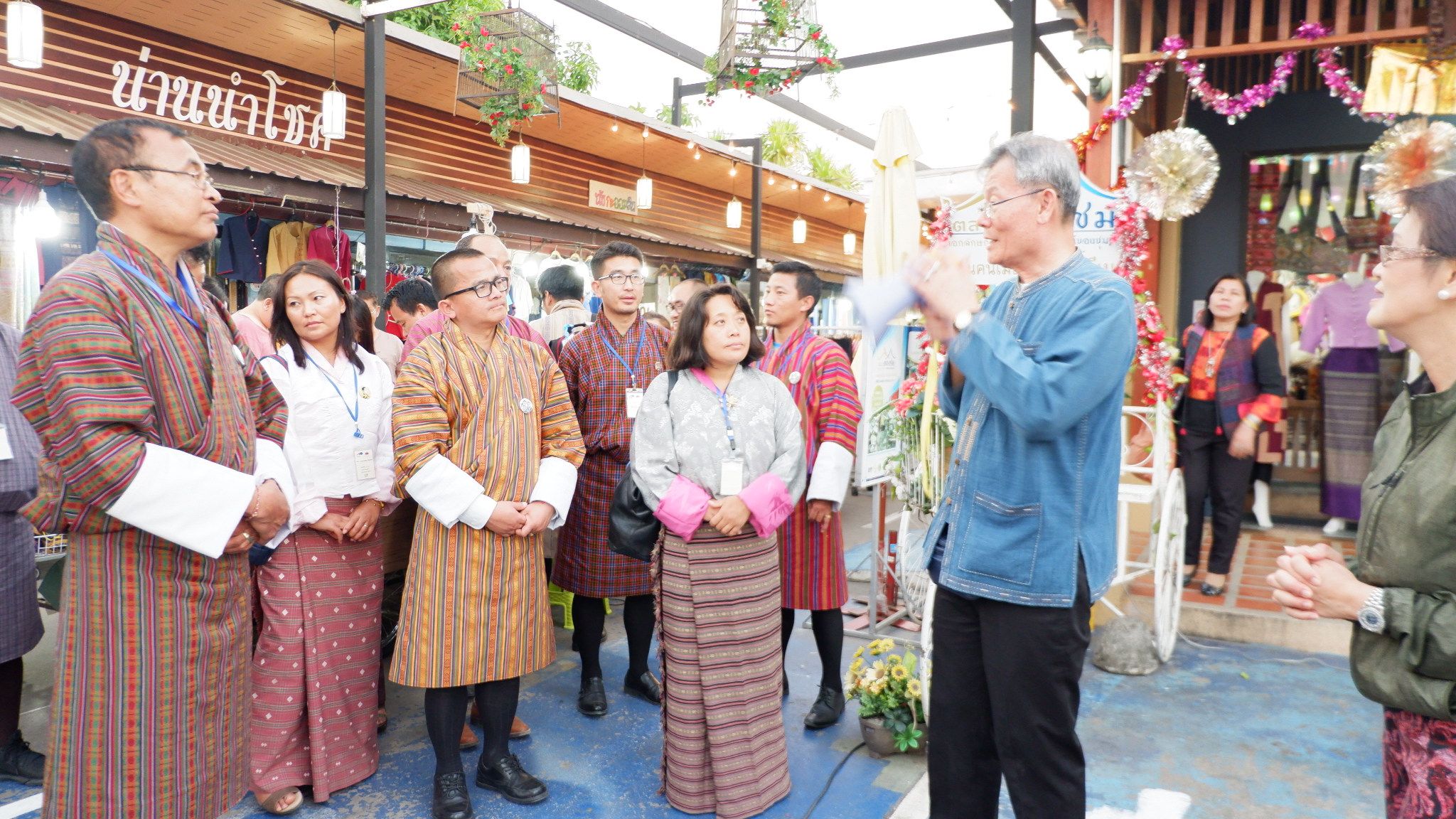 สพจ.น่านต้อนรับคณะผู้บริหาร คณะกรรมการ OGOP เจ้าหน้าที่และผู้นำชุมชนราชอาณาจักรภูฏาน ในโอกาสศึกษาดูงาน ในพื้นที่ จ.น่าน (วันที่ 1)