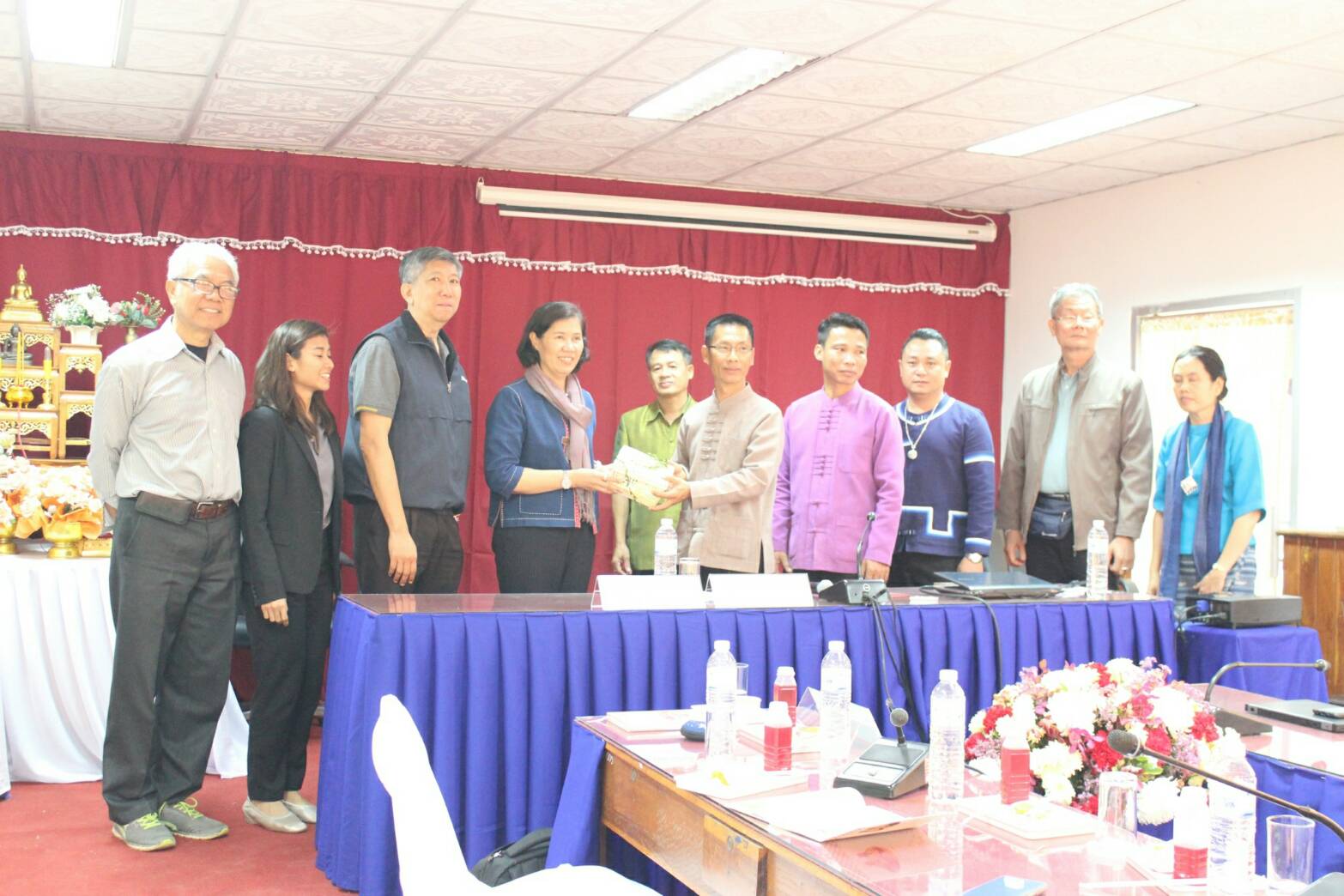 @น่าน : สพจ.น่าน นำคณะผู้บริหาร คณะกรรมการ OGOP เจ้าหน้าที่และผู้นำชุมชน ราชอาณาจักรภูฏาน ศึกษาดูงานพื้นที่ จ.น่าน (วันที่ 4)