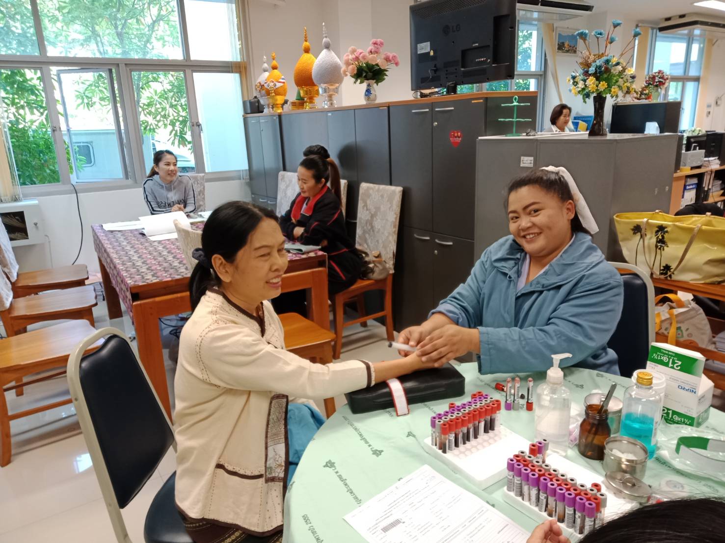 @น่าน : พช.น่าน จัดกิจกรรมตรวจสุขภาพประจำปี เพื่อเตรียมความพร้อมเจ้าหน้าที่สำหรับขับเคลื่อนงานพัฒนาชุมชน 2563