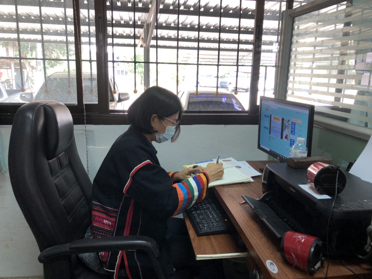 @น่าน : ประชุมเชิงปฏิบัติการตรวจติดตามผลการดำเนินงานของหน่วยรับตรวจรายไตรมาส ผ่านระบบ Video Conference และTV พช.