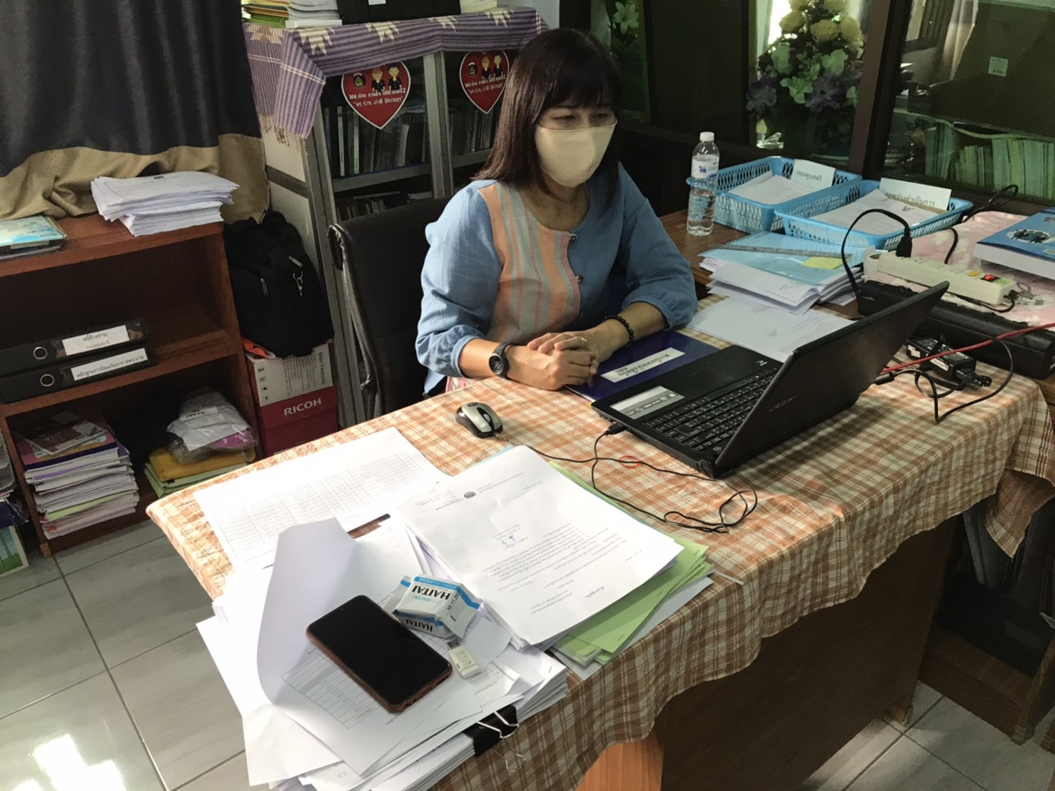 @น่าน : ประชุมเชิงปฏิบัติการตรวจติดตามผลการดำเนินงานของหน่วยรับตรวจรายไตรมาส ผ่านระบบ Video Conference และTV พช.