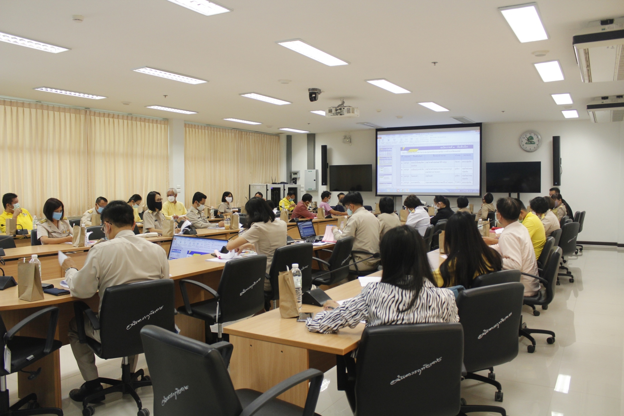 @น่าน : ประชุมคณะกรรมการประสานและขับเคลื่อนนโยบาย สานพลังประชารัฐประจำจังหวัดน่าน (คสป.น่าน) ครั้งที่ 1 /2563