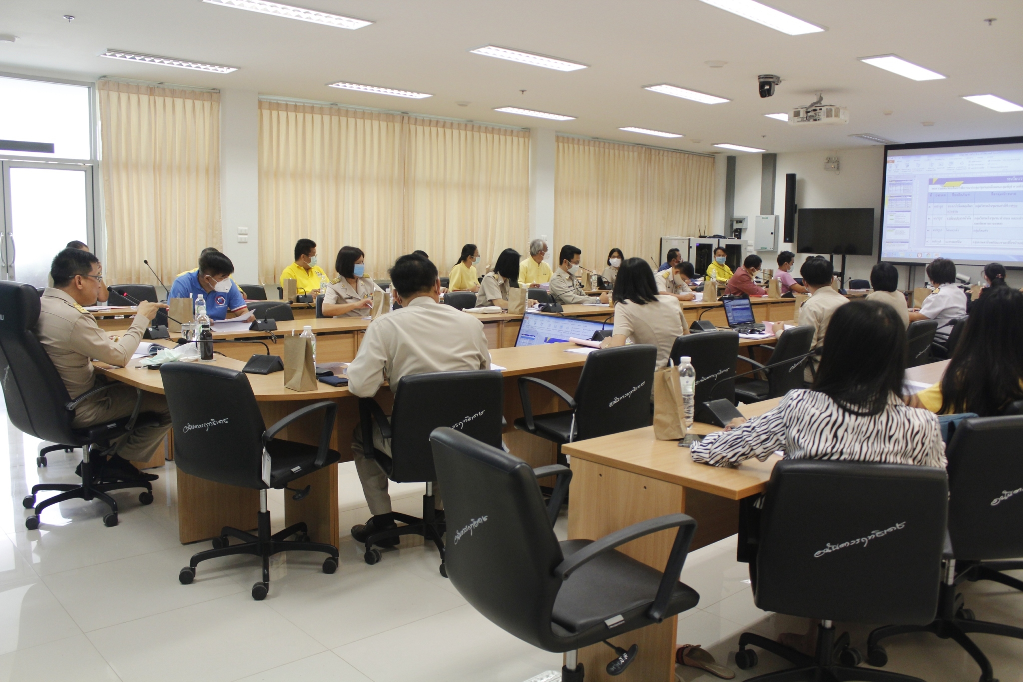 @น่าน : ประชุมคณะกรรมการประสานและขับเคลื่อนนโยบาย สานพลังประชารัฐประจำจังหวัดน่าน (คสป.น่าน) ครั้งที่ 1 /2563