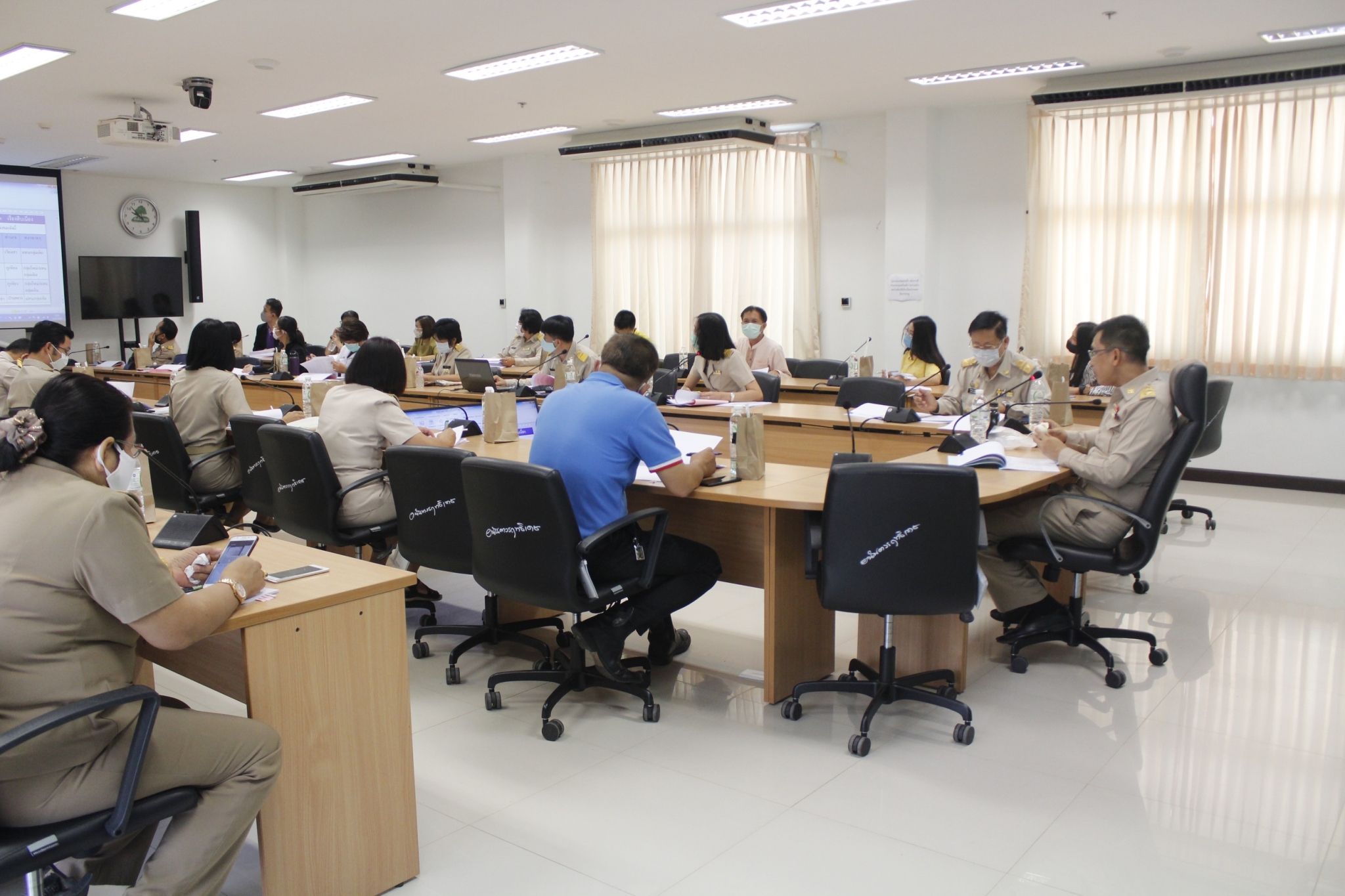 @น่าน : ประชุมคณะกรรมการประสานและขับเคลื่อนนโยบาย สานพลังประชารัฐประจำจังหวัดน่าน (คสป.น่าน) ครั้งที่ 1 /2563