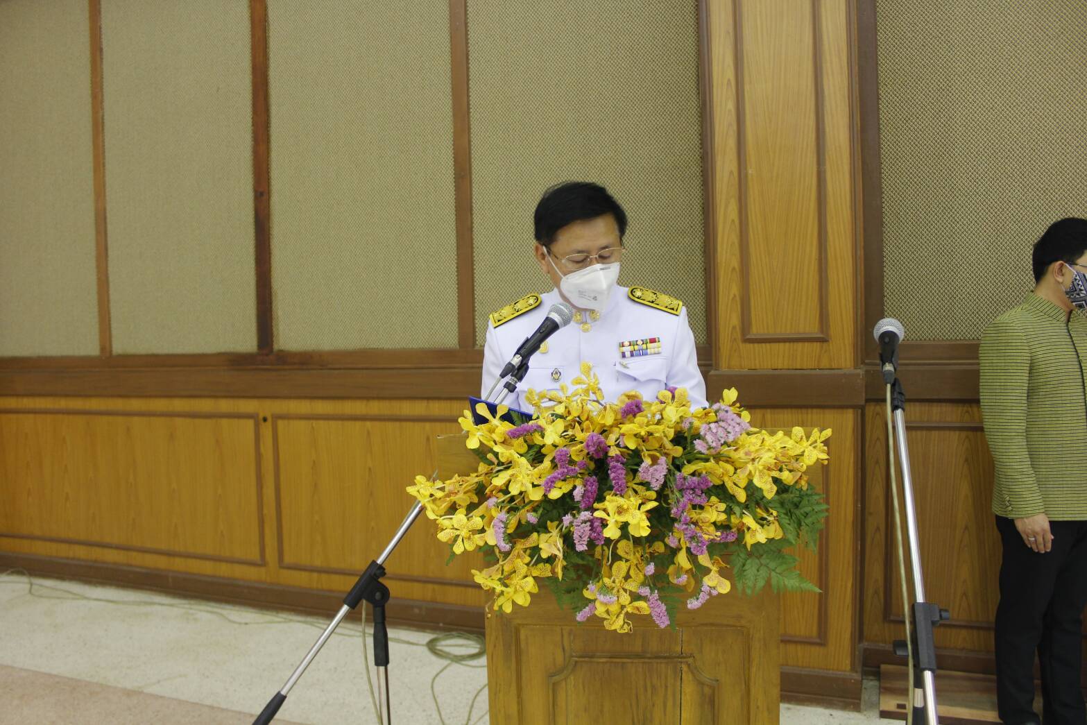 @น่าน : พช.น่านร่วมพิธีวันจักรี พิธีวันข้าราชการพลเรือน และพิธีถวายผ้าป่า สมทบกองทุนพัฒนาเด็กชนบทจังหวัดน่านฯ