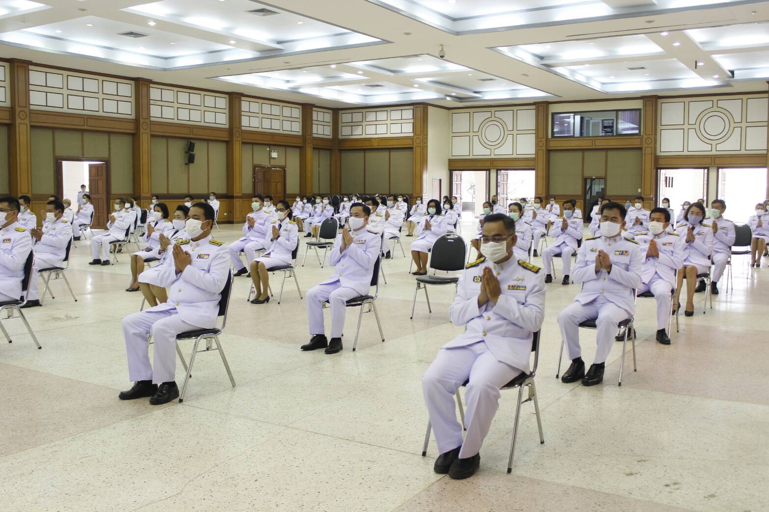 @น่าน : พช.น่านร่วมพิธีวันจักรี พิธีวันข้าราชการพลเรือน และพิธีถวายผ้าป่า สมทบกองทุนพัฒนาเด็กชนบทจังหวัดน่านฯ