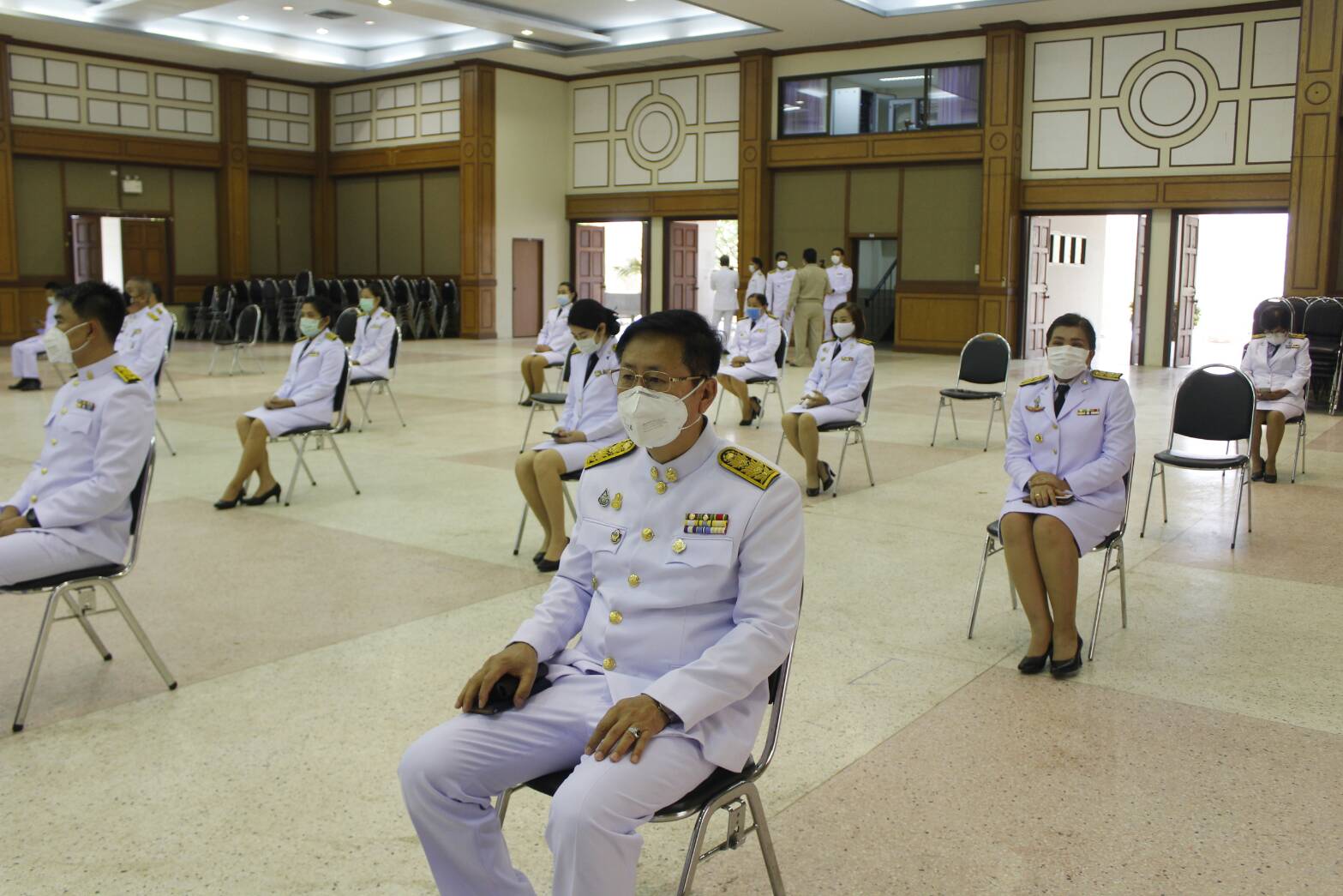 @น่าน : พช.น่านร่วมพิธีวันจักรี พิธีวันข้าราชการพลเรือน และพิธีถวายผ้าป่า สมทบกองทุนพัฒนาเด็กชนบทจังหวัดน่านฯ