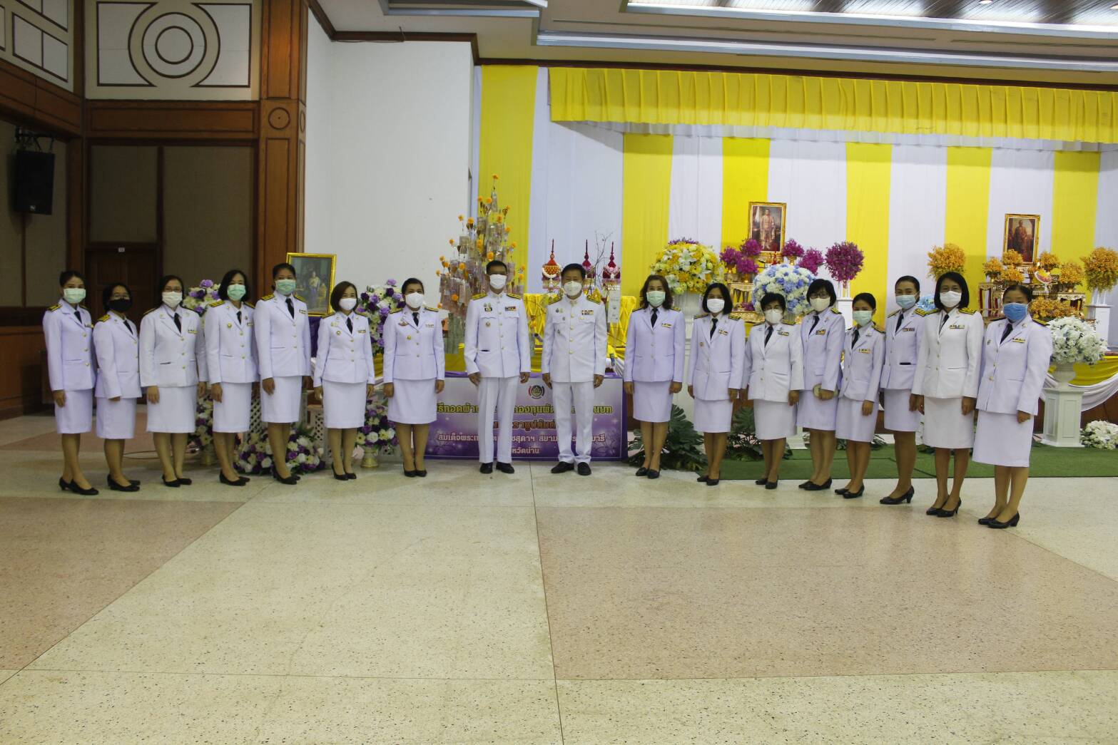 @น่าน : พช.น่านร่วมพิธีวันจักรี พิธีวันข้าราชการพลเรือน และพิธีถวายผ้าป่า สมทบกองทุนพัฒนาเด็กชนบทจังหวัดน่านฯ